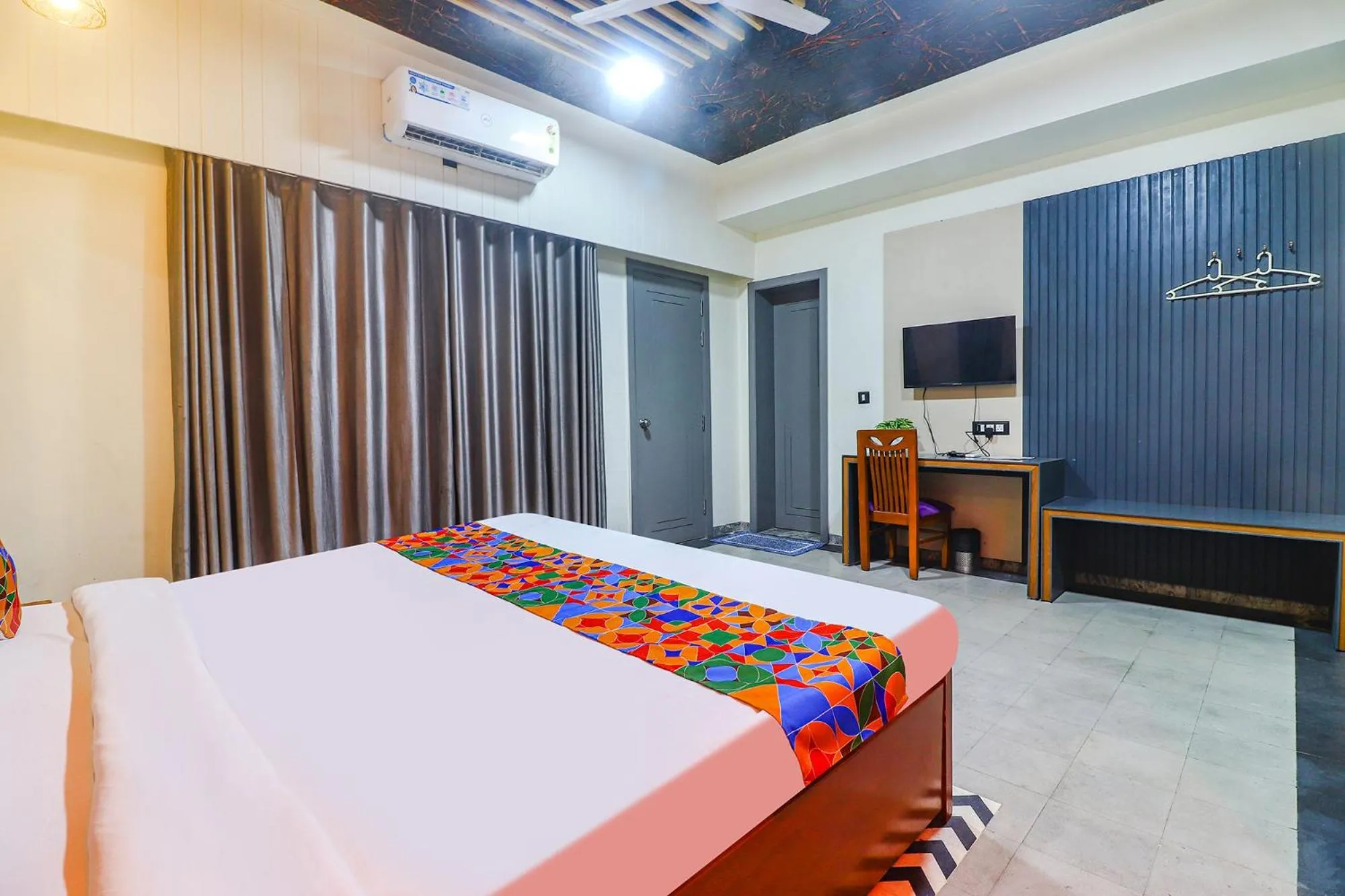 Bedroom, Bed in FabHotel Be Happy