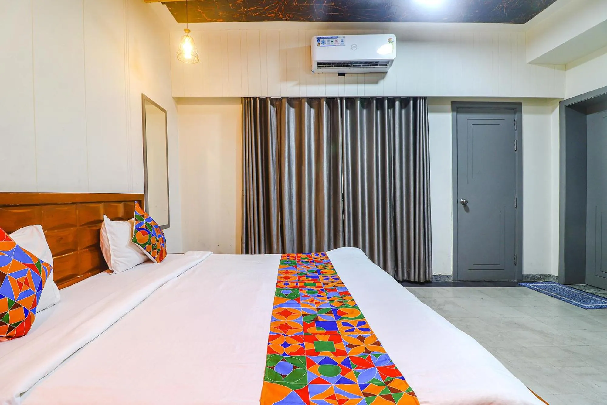 Bedroom, Bed in FabHotel Be Happy