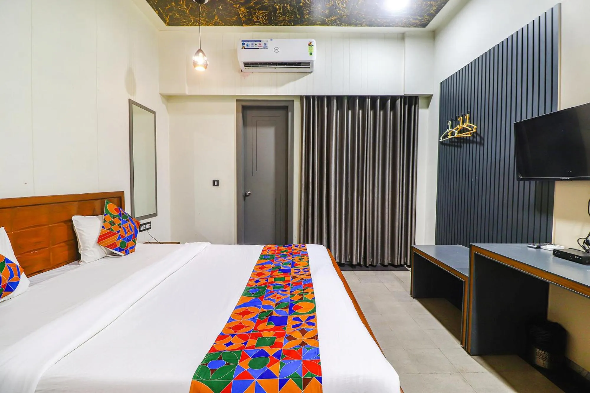 Bed in FabHotel Be Happy