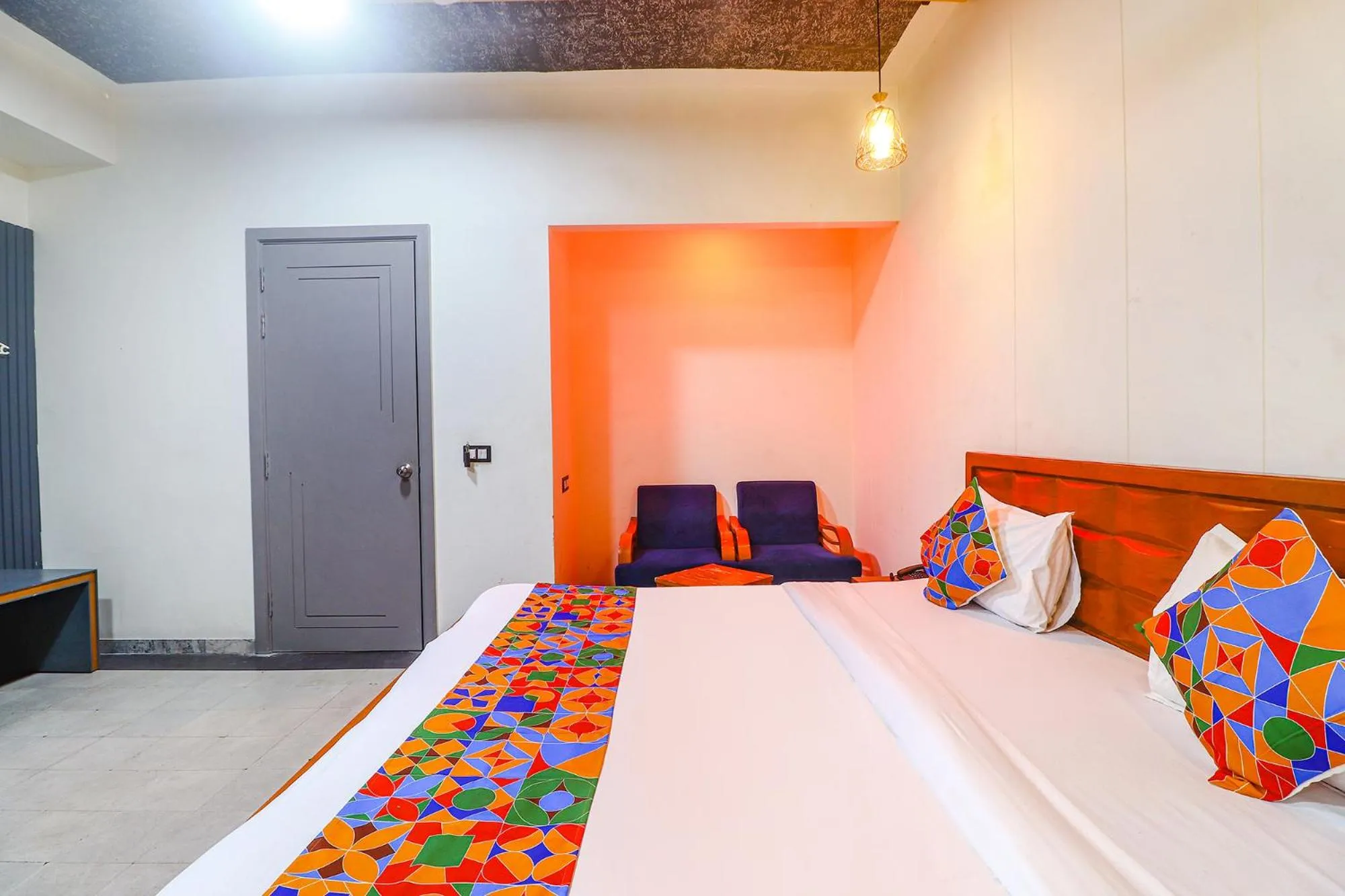 Bedroom, Bed in FabHotel Be Happy