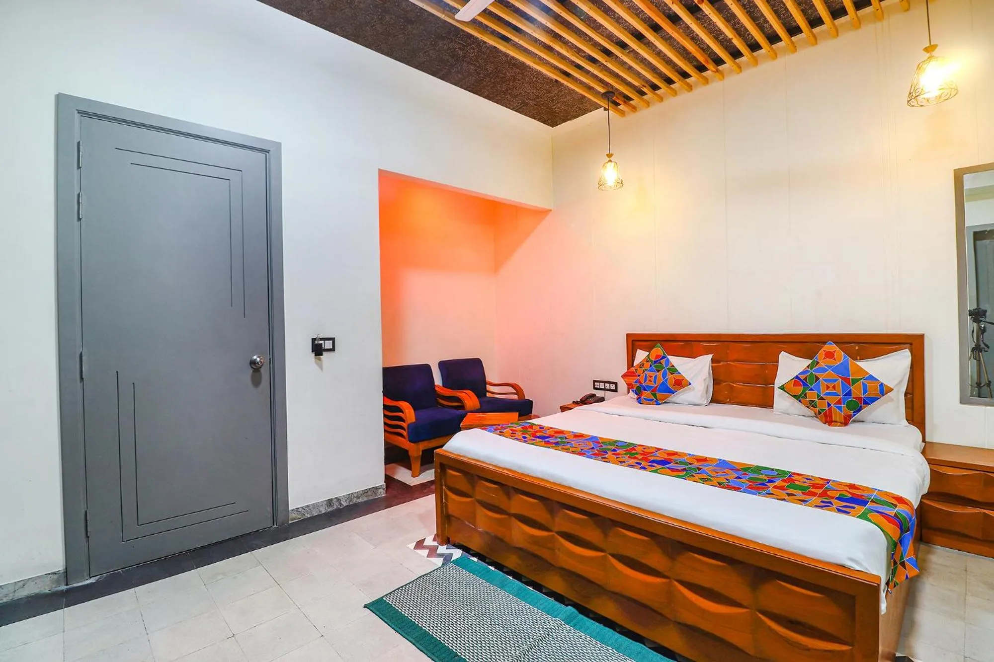 Bed in FabHotel Be Happy