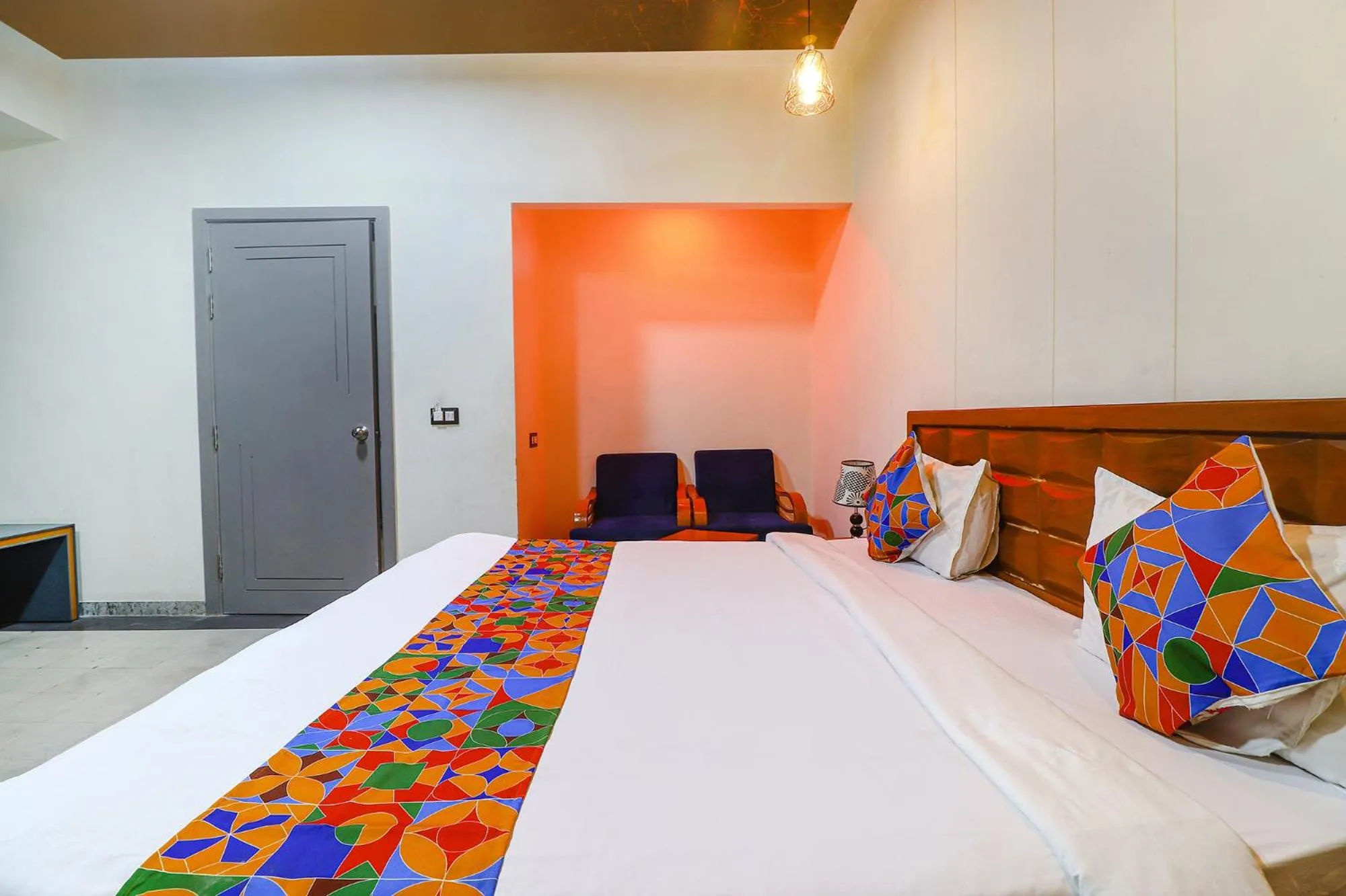 Bedroom, Bed in FabHotel Be Happy