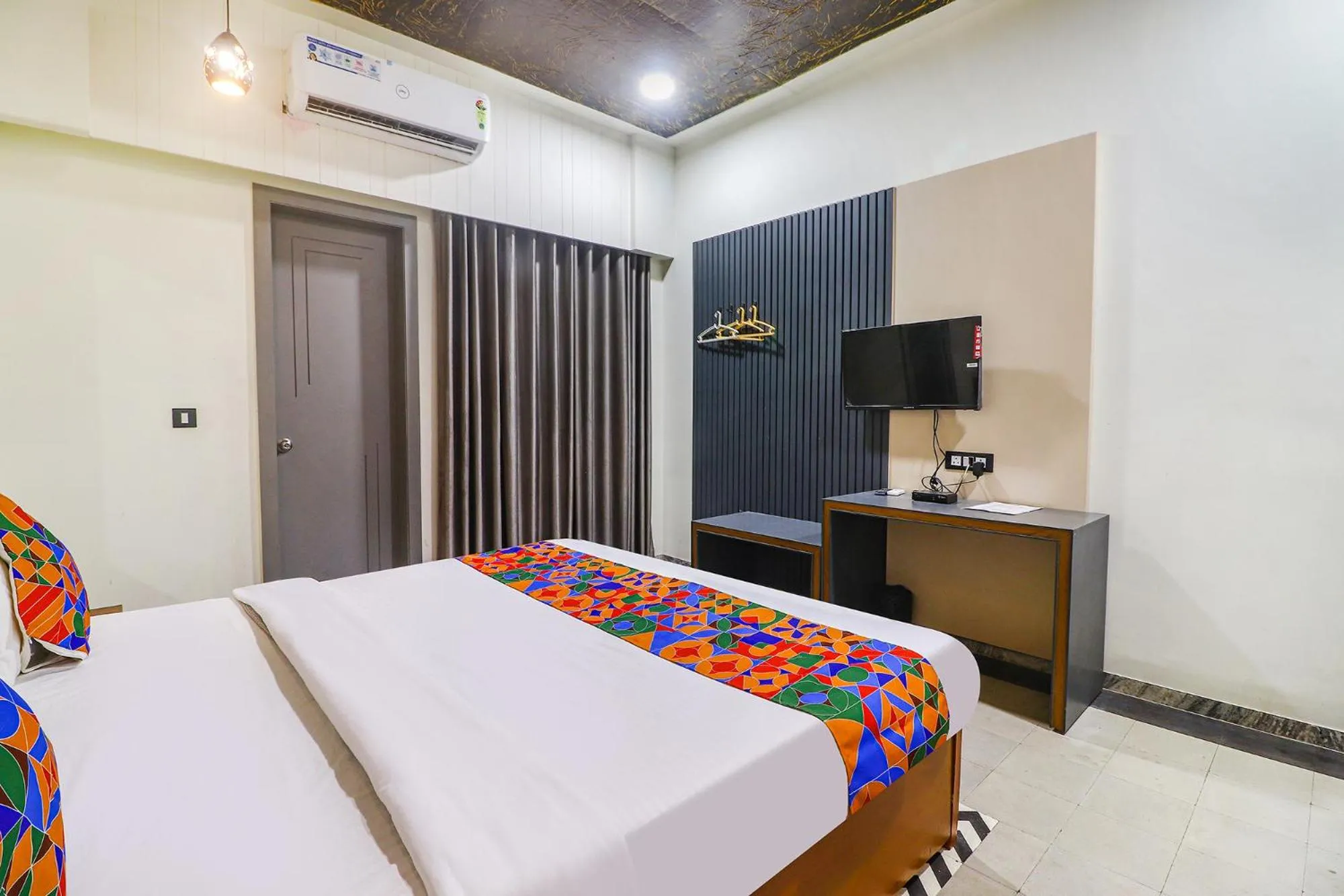 Bed in FabHotel Be Happy