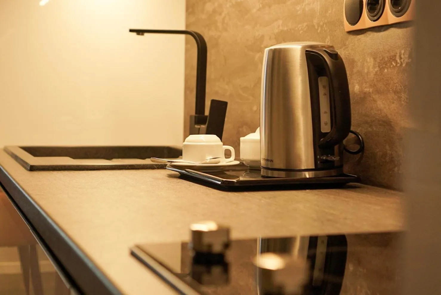 Coffee/tea facilities in Golden Horn Apart Hotel