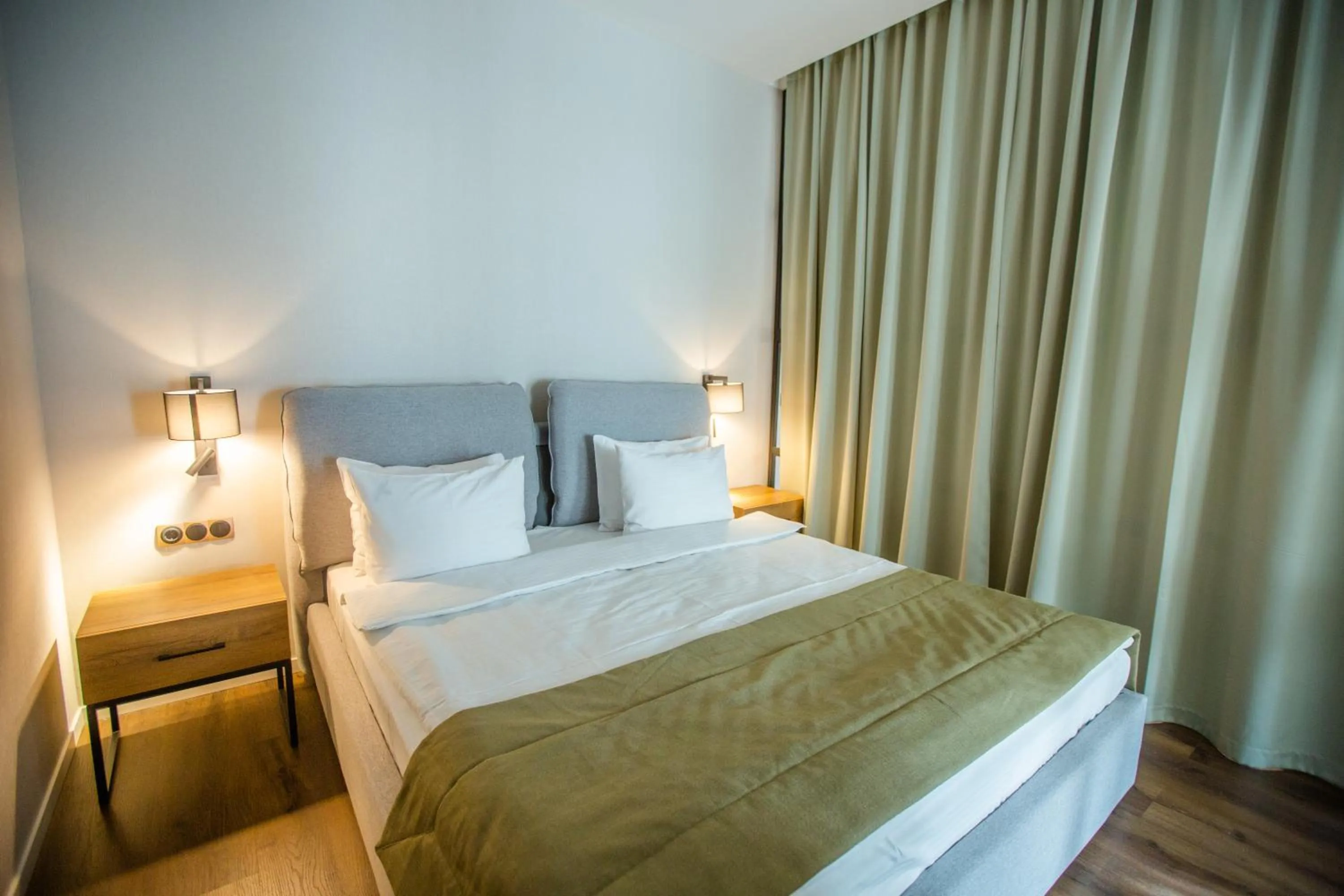 Bed in Golden Horn Apart Hotel