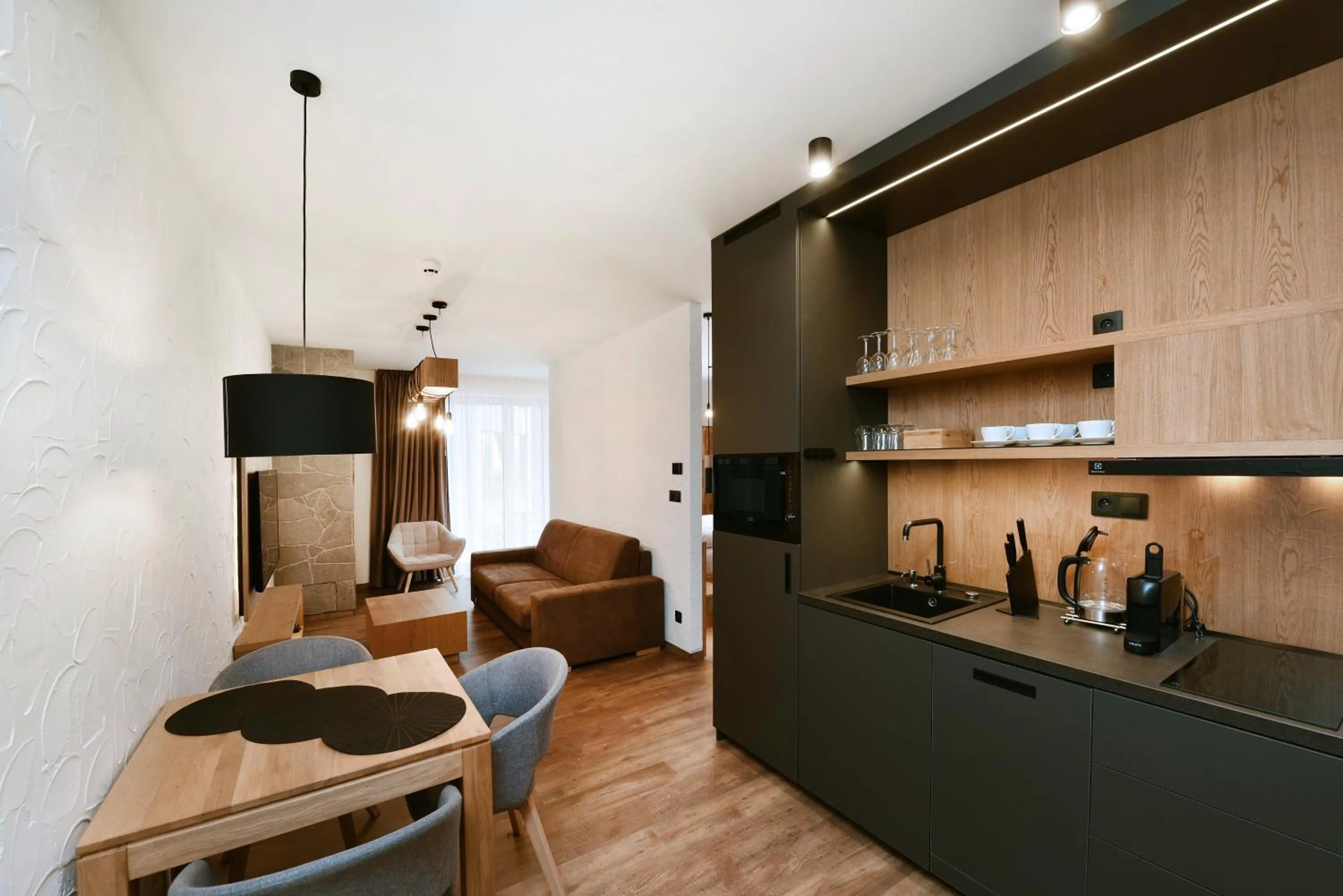 kitchen in APLEND Hotel Ovruč