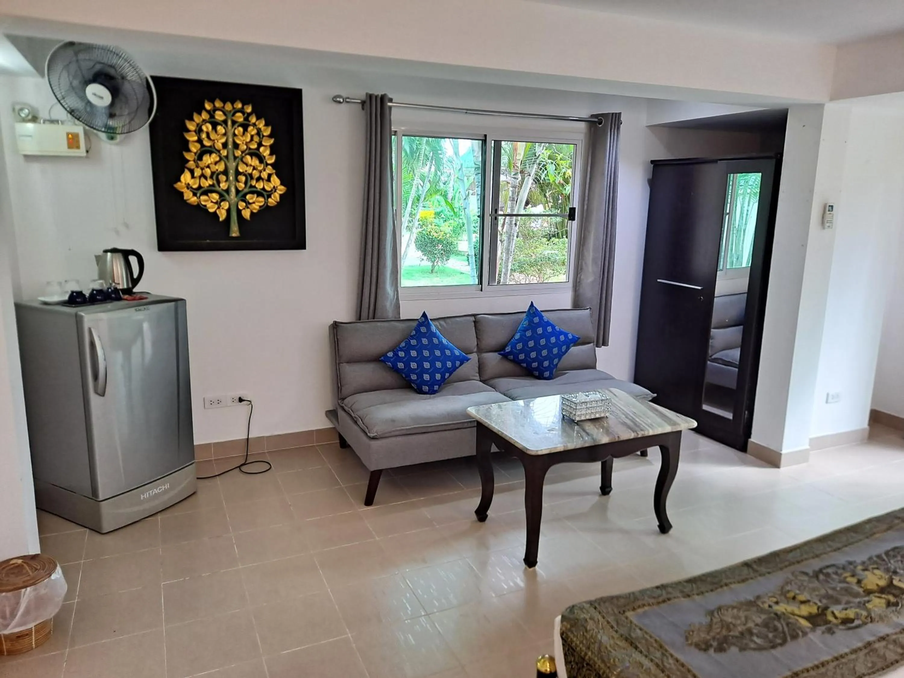 Seating area in The Beach Boutique Resort