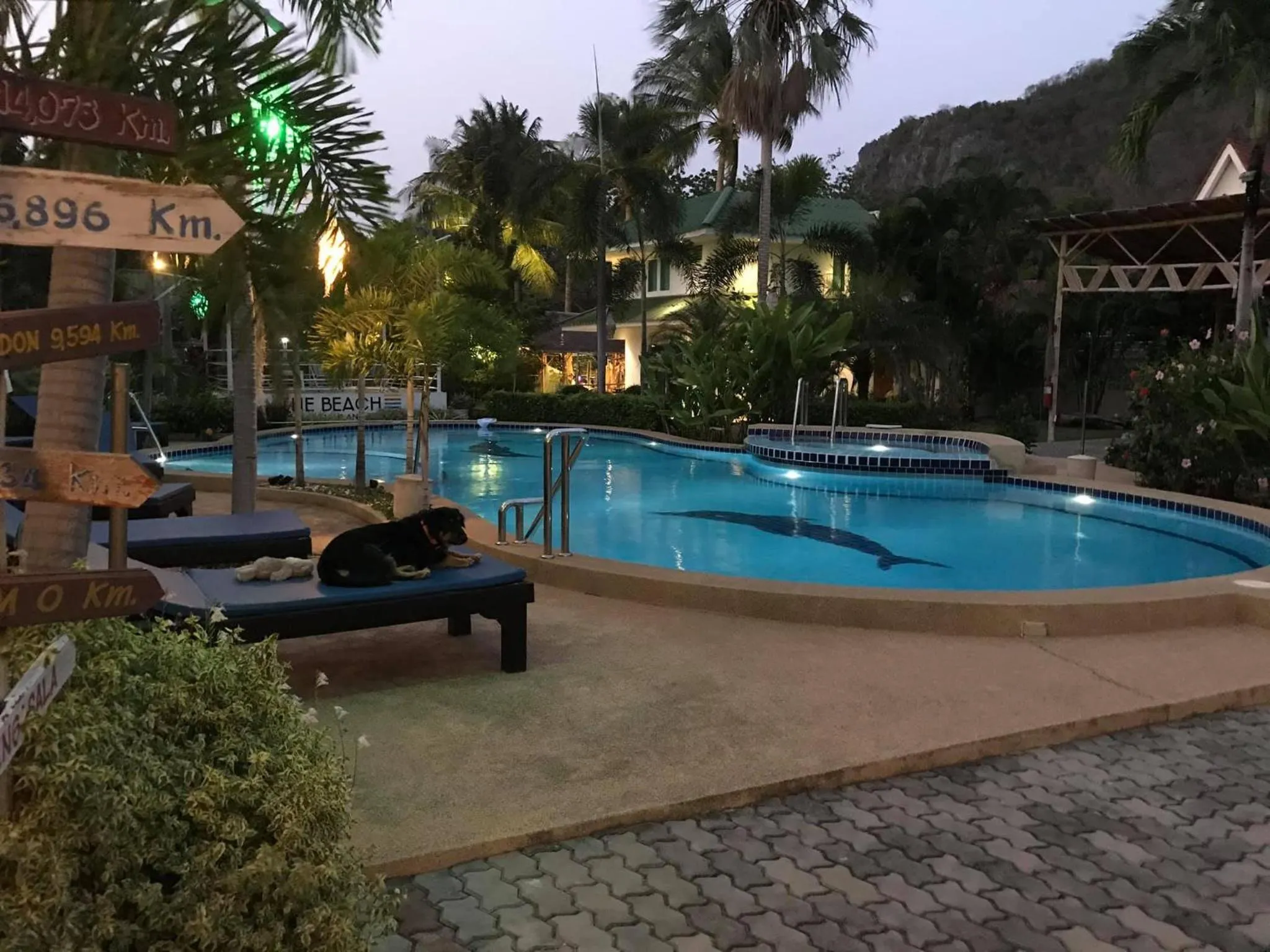 Swimming pool in The Beach Boutique Resort