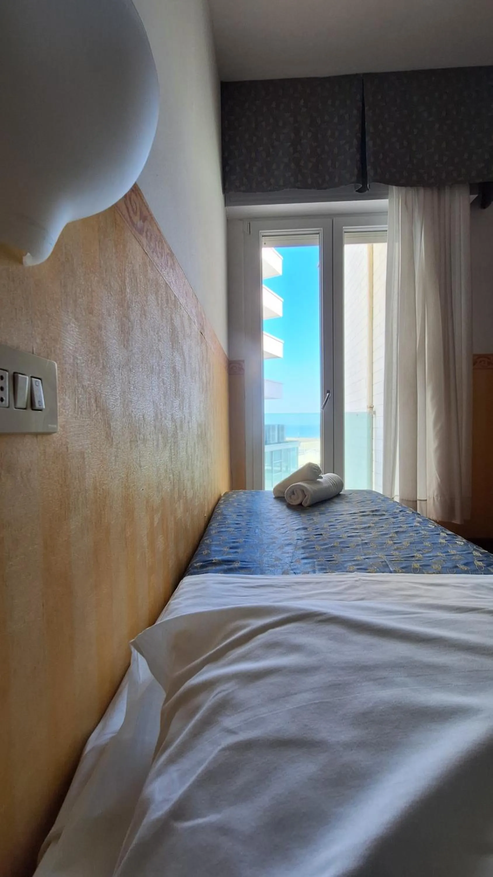 Bed in Hotel Regina Fronte Mare