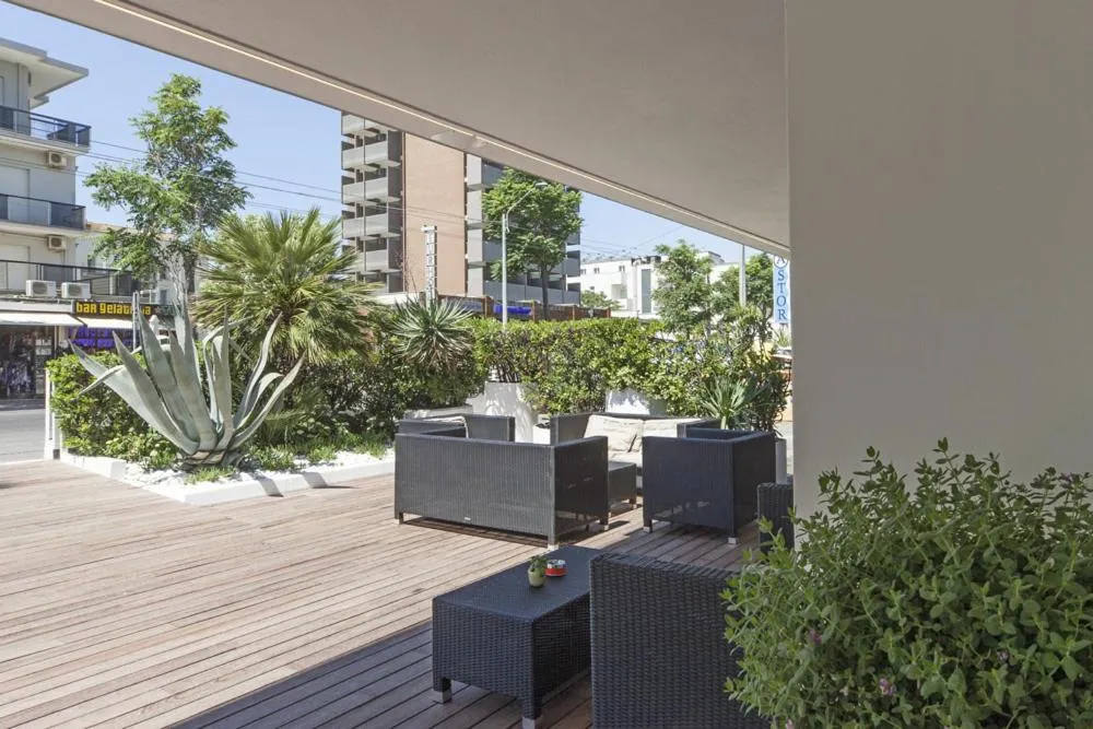 Garden in Hotel Regina Fronte Mare