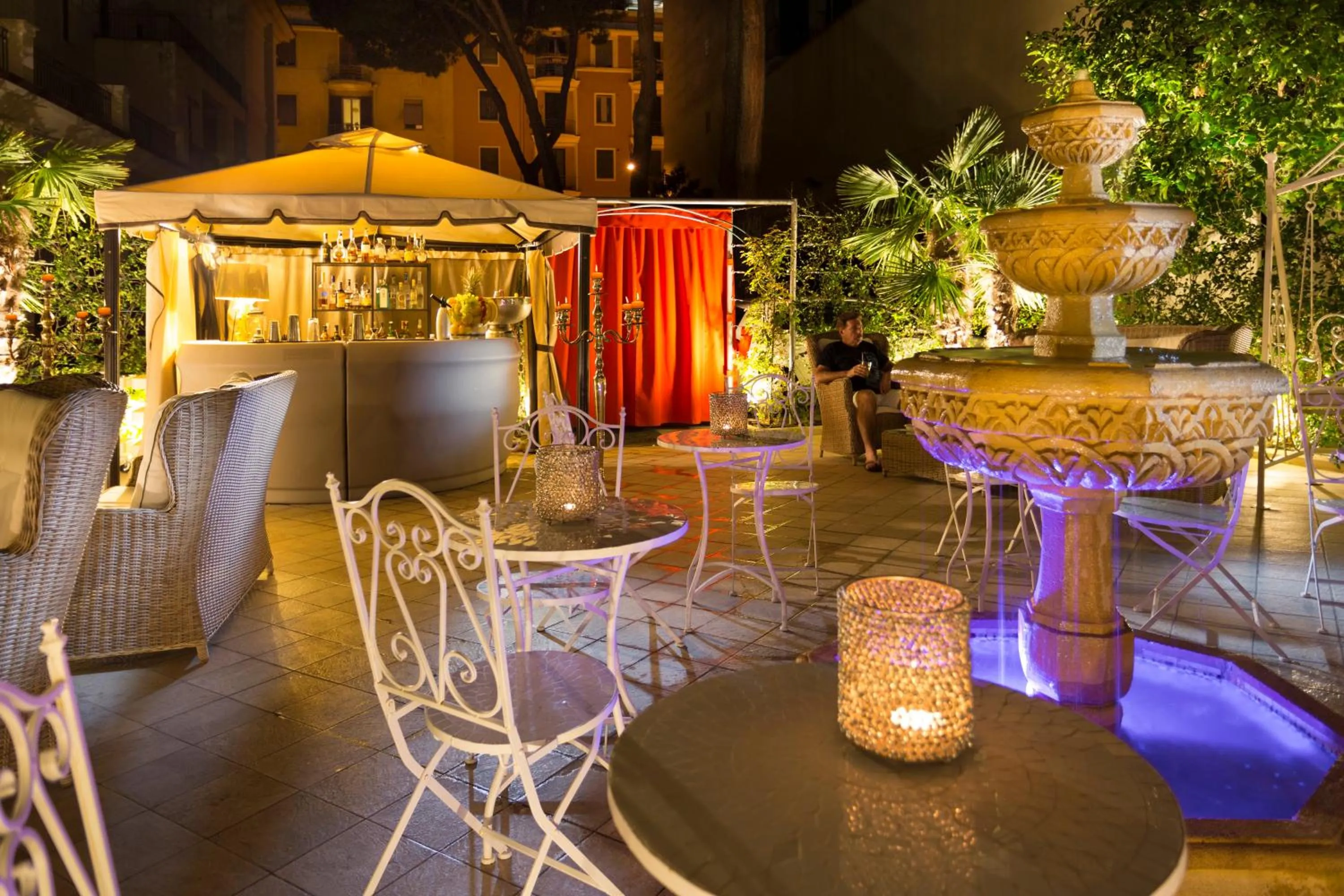 Night in Hotel Milton Roma