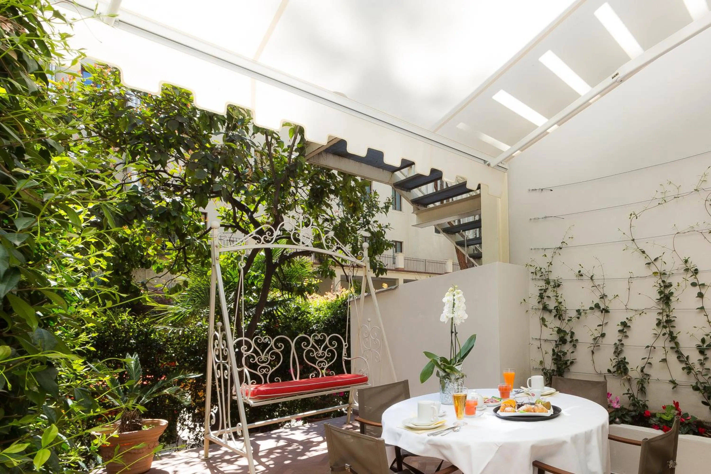 On site in Hotel Milton Roma