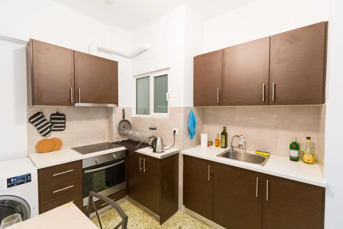 Kitchen or kitchenette in Apartment at Metaxourgio 1 bed 2 pers by MPS