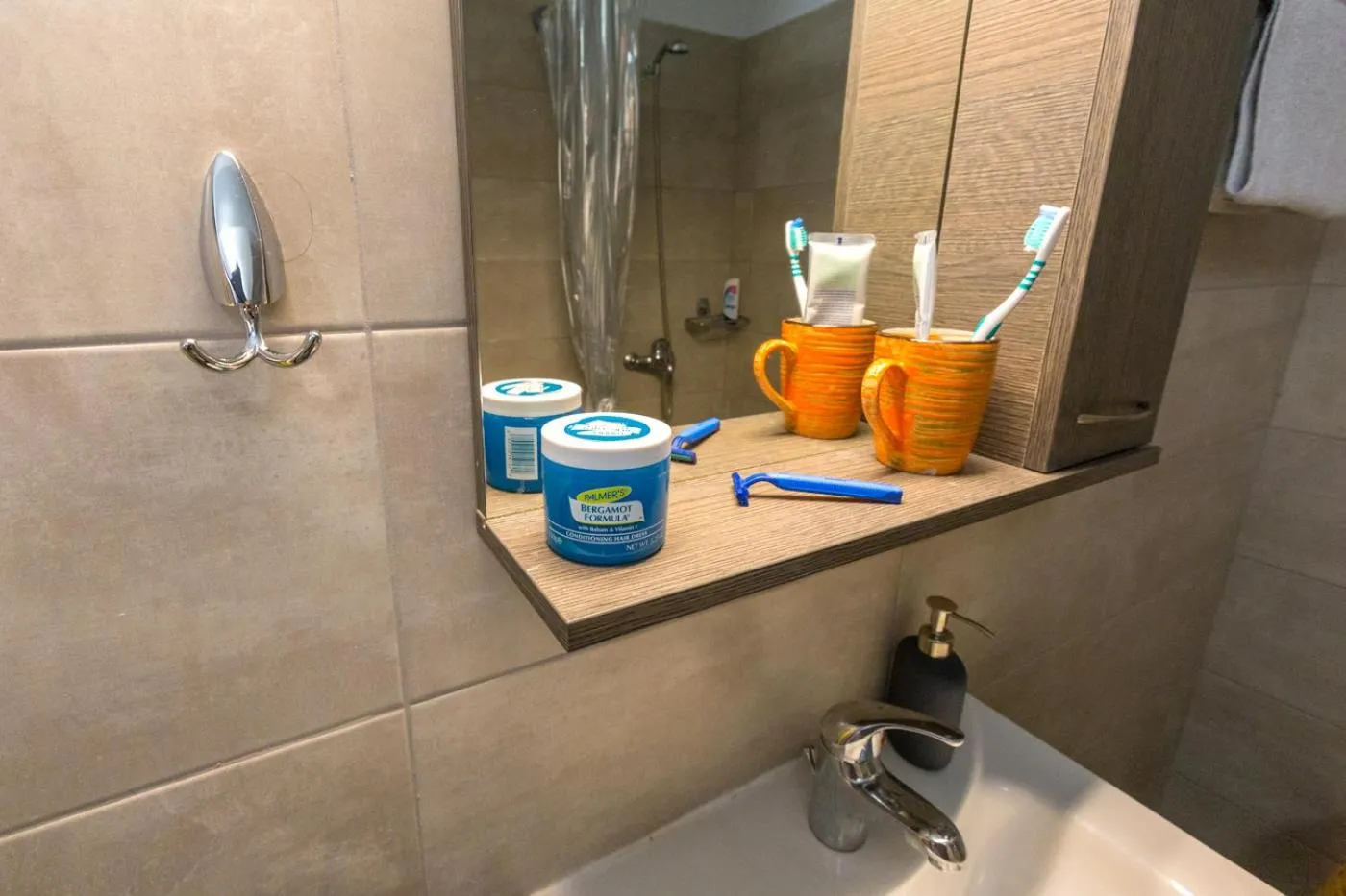 Bathroom in Apartment at Metaxourgio 1 bed 2 pers by MPS