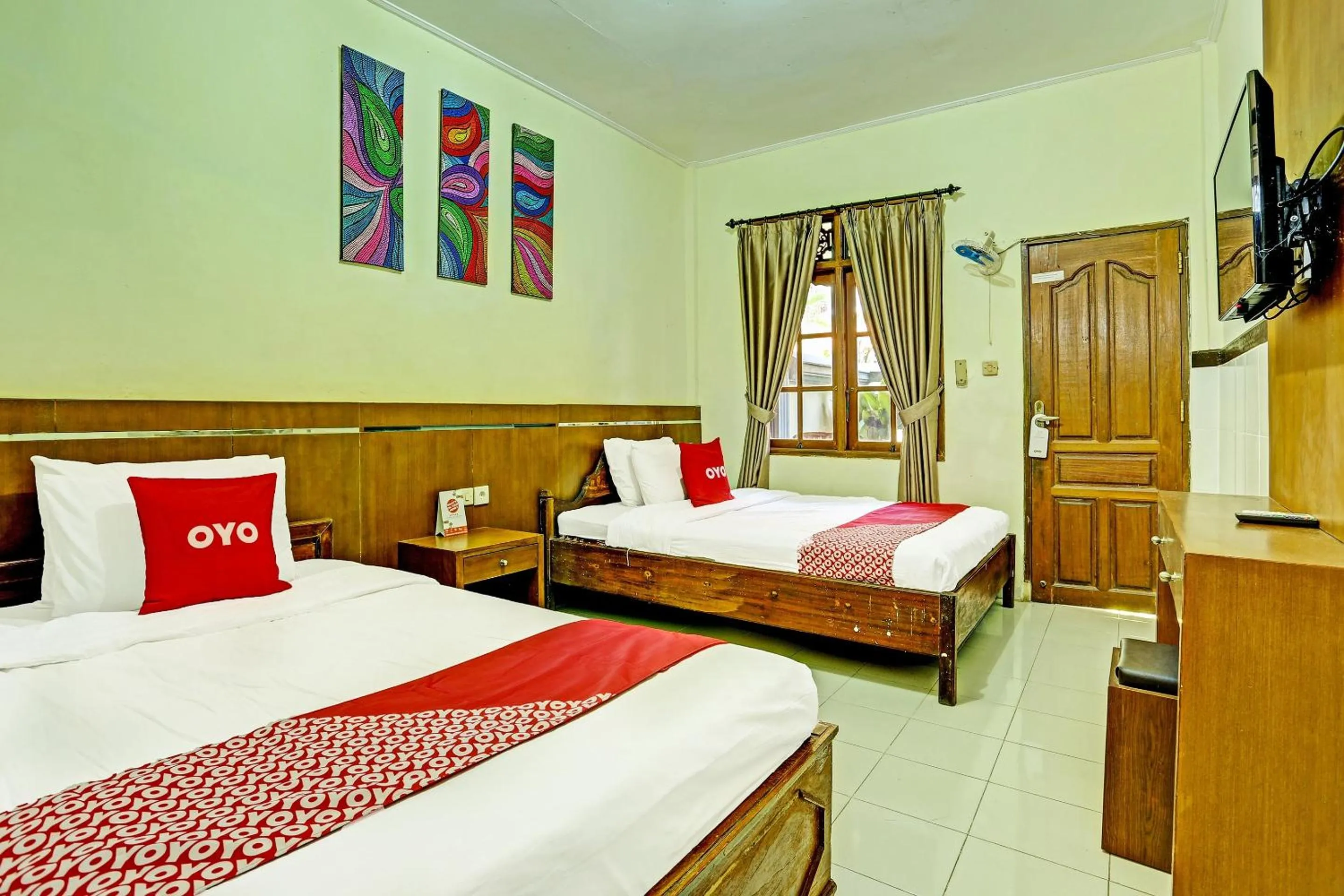 Bedroom, Bed in OYO Collection O 91125 Puri Dewa Bharata