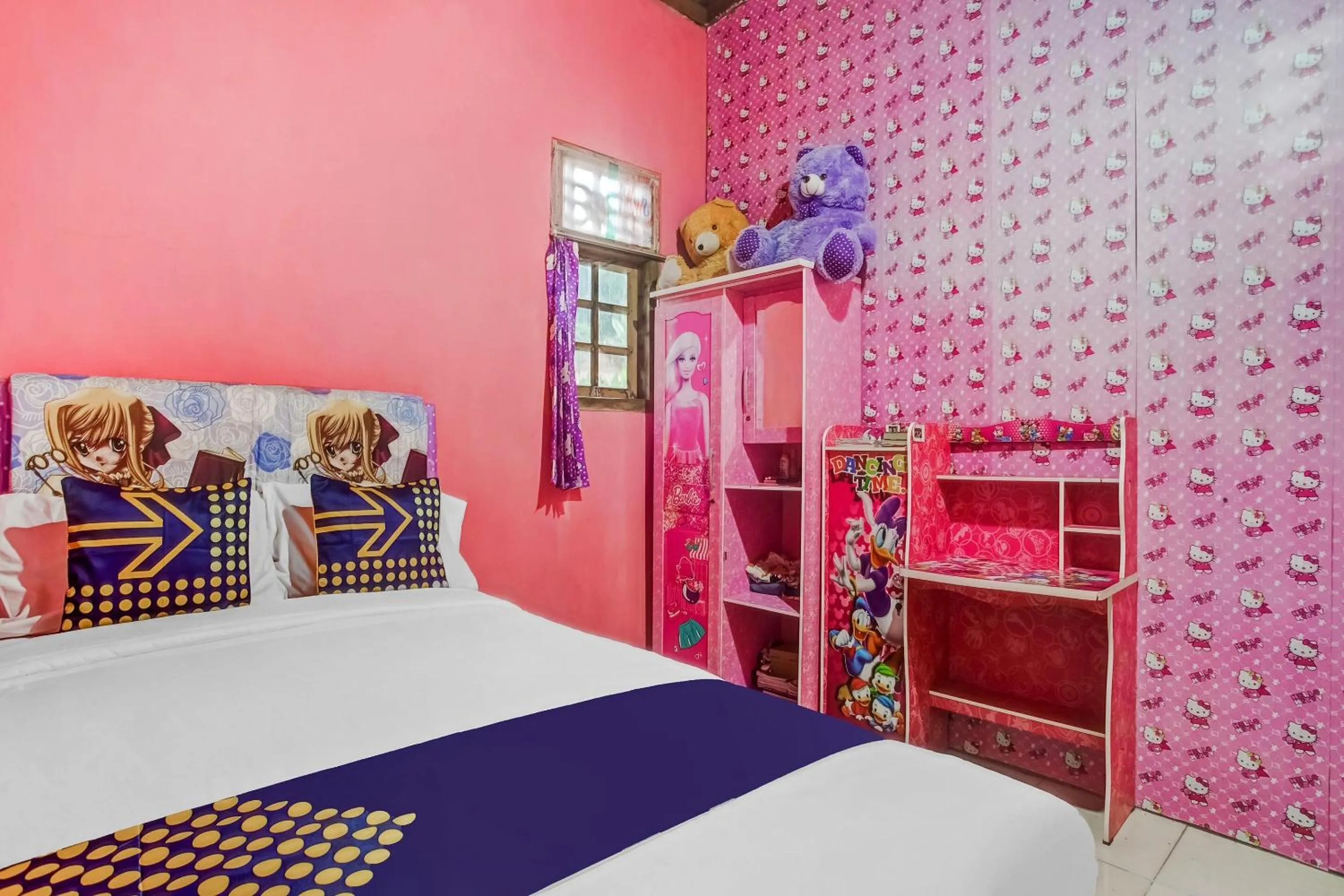 Bedroom in Hotel O Desa Wisata Sumber Agung Syariah