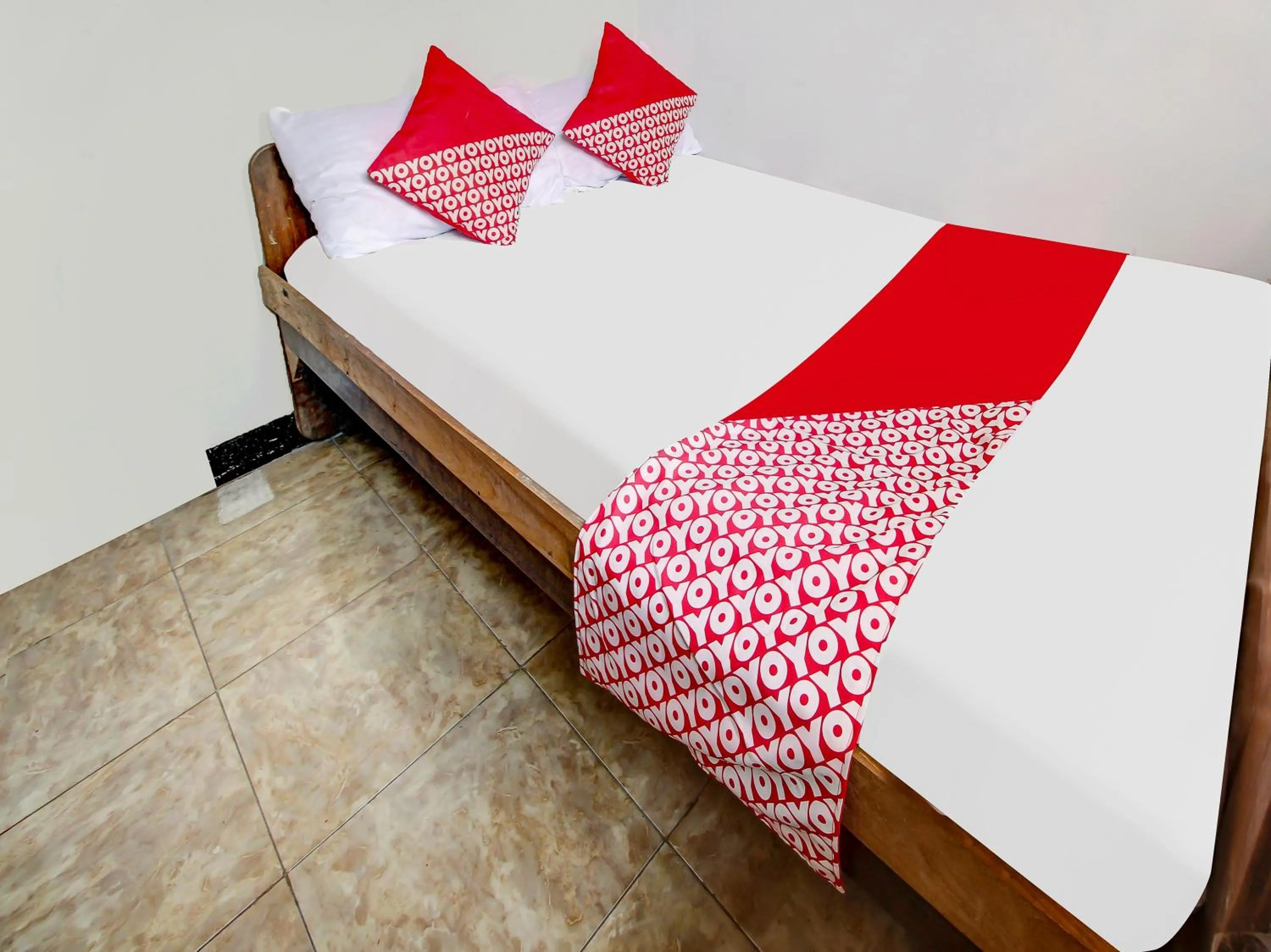 Bed in Hotel O Desa Wisata Tebing Lingga