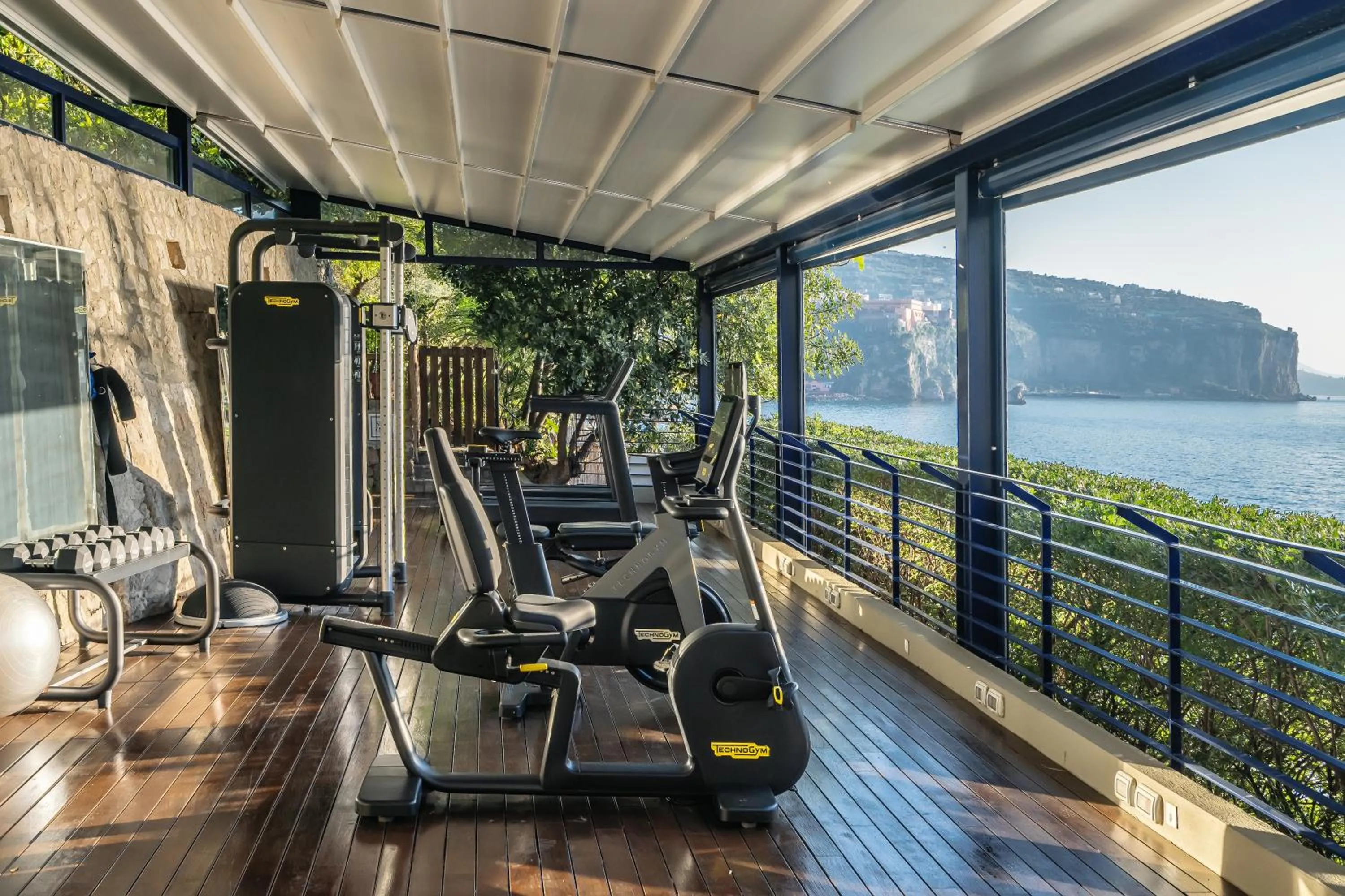 Fitness centre/facilities in Capo la Gala Hotel&Wellness