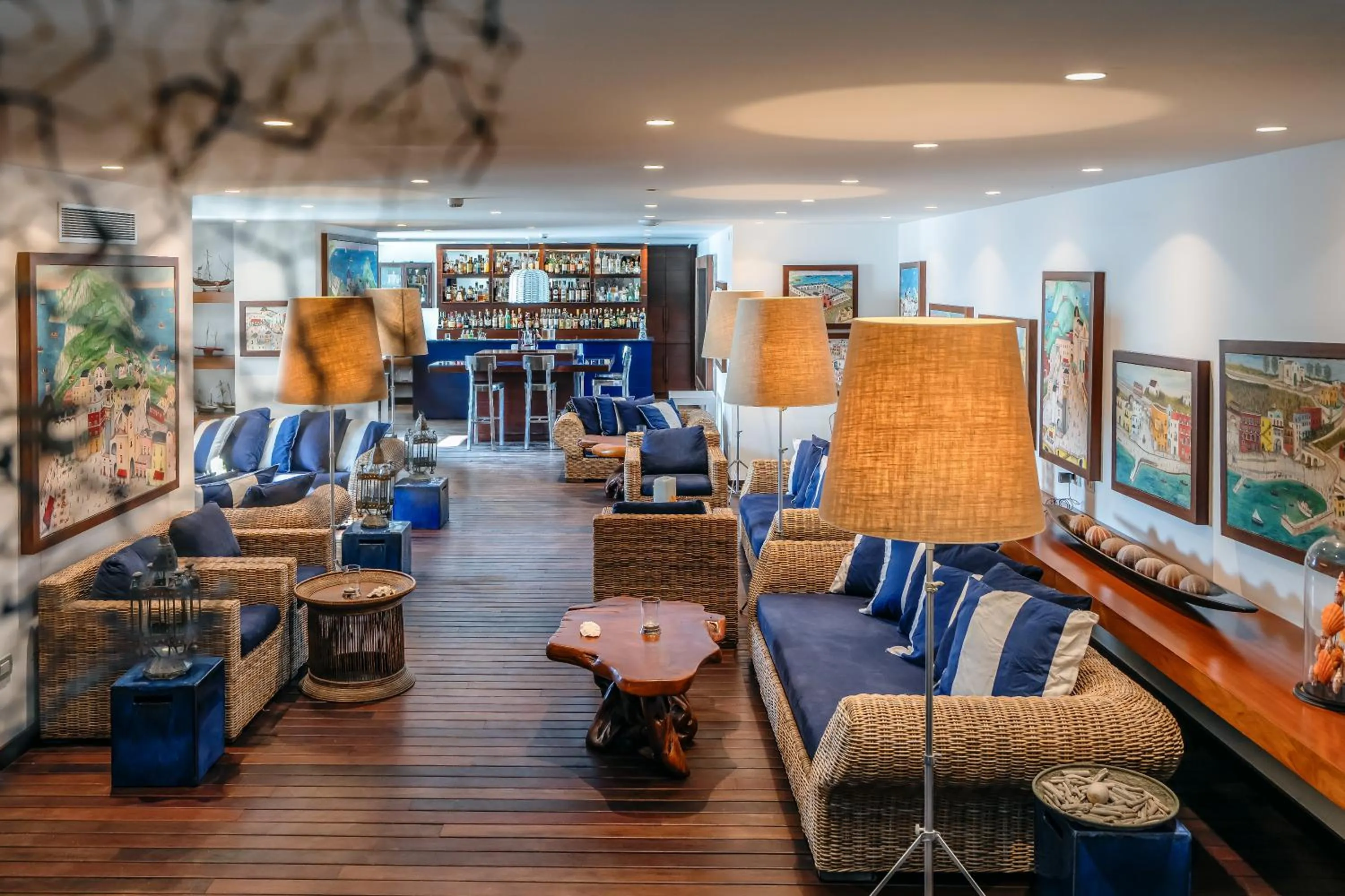 Lounge or bar in Capo la Gala Hotel&Wellness