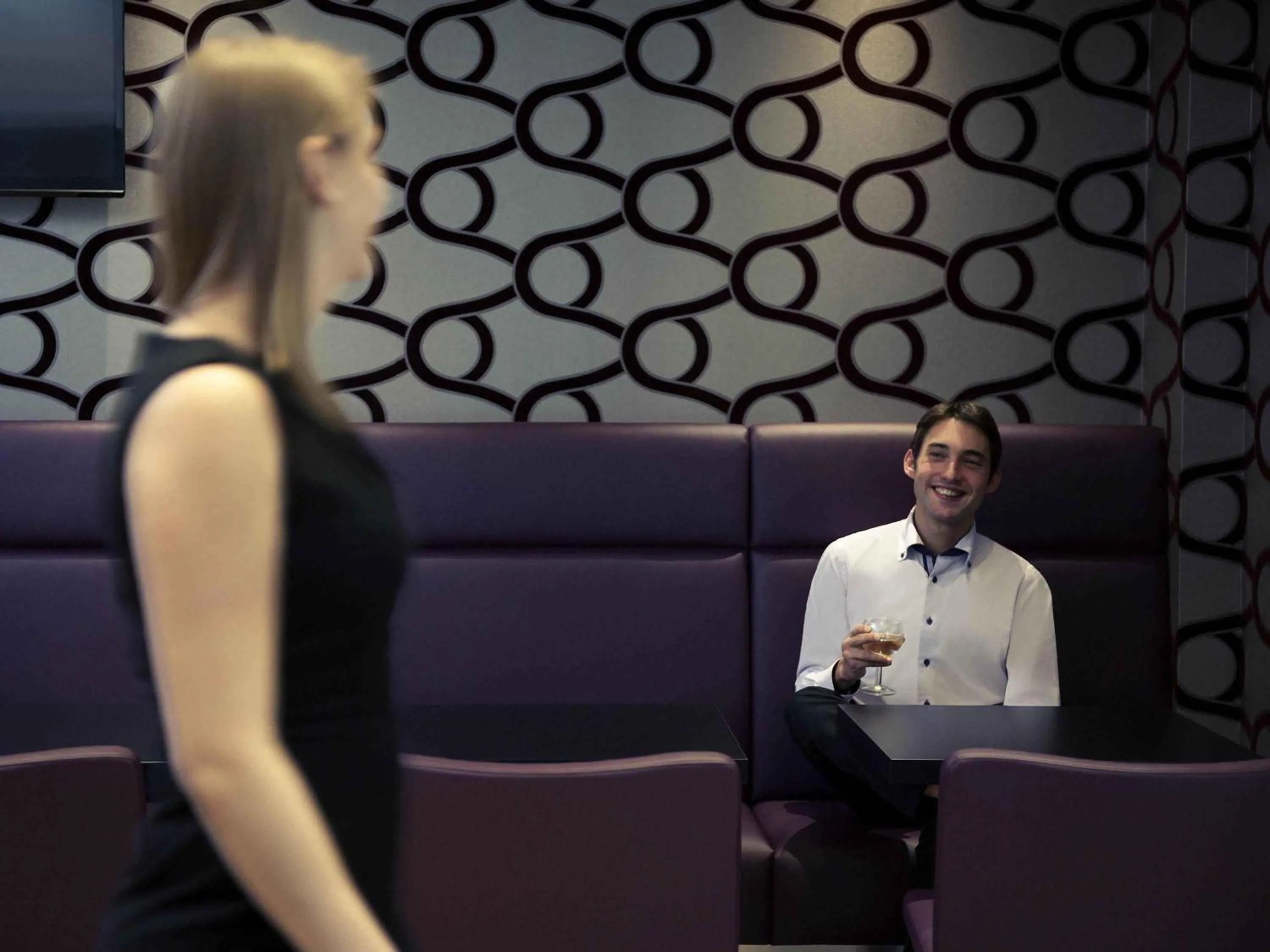 Lounge or bar in Mercure Hotel Brussels Centre Midi