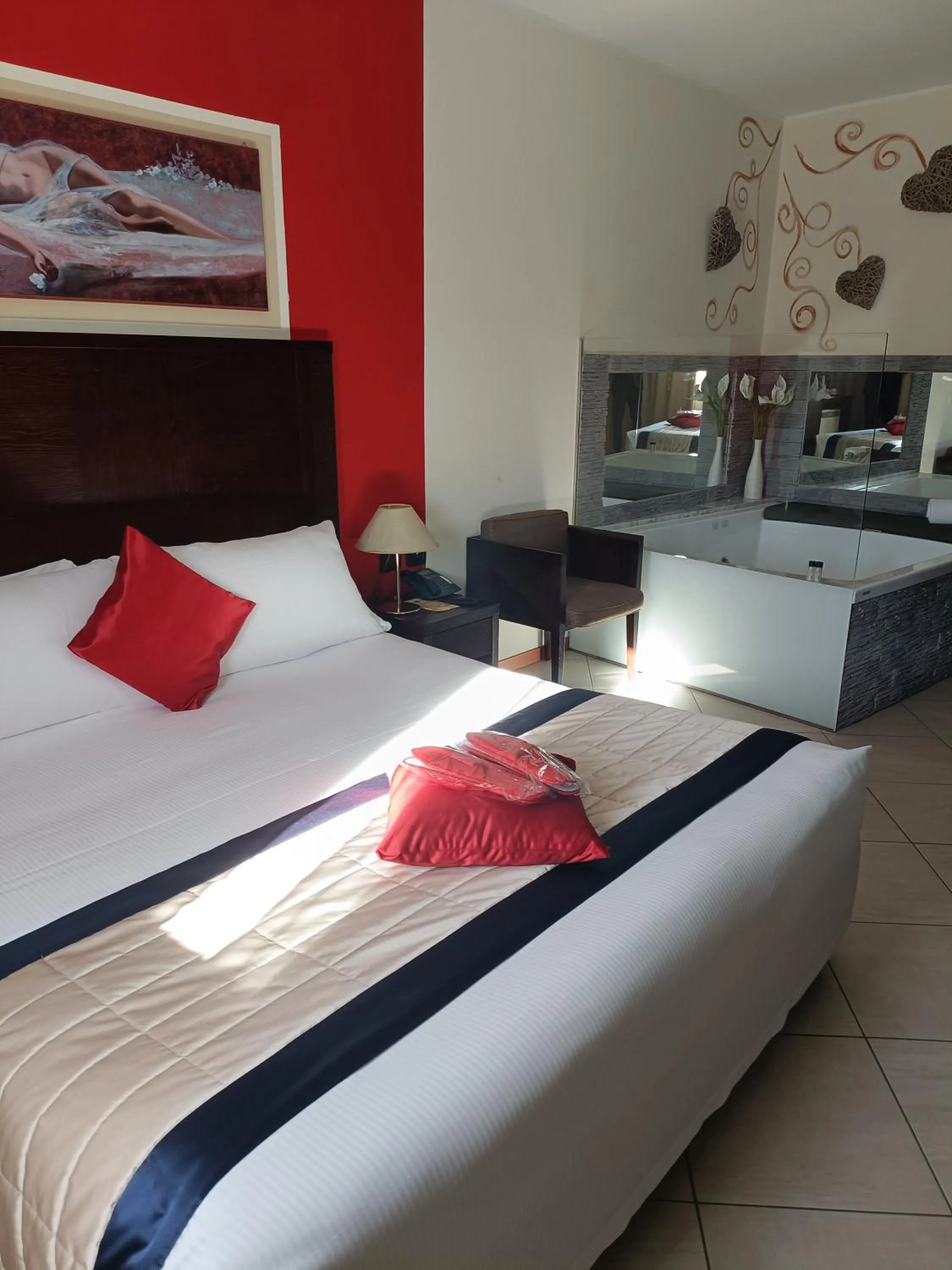 Bed in Green Hotel Ninfa