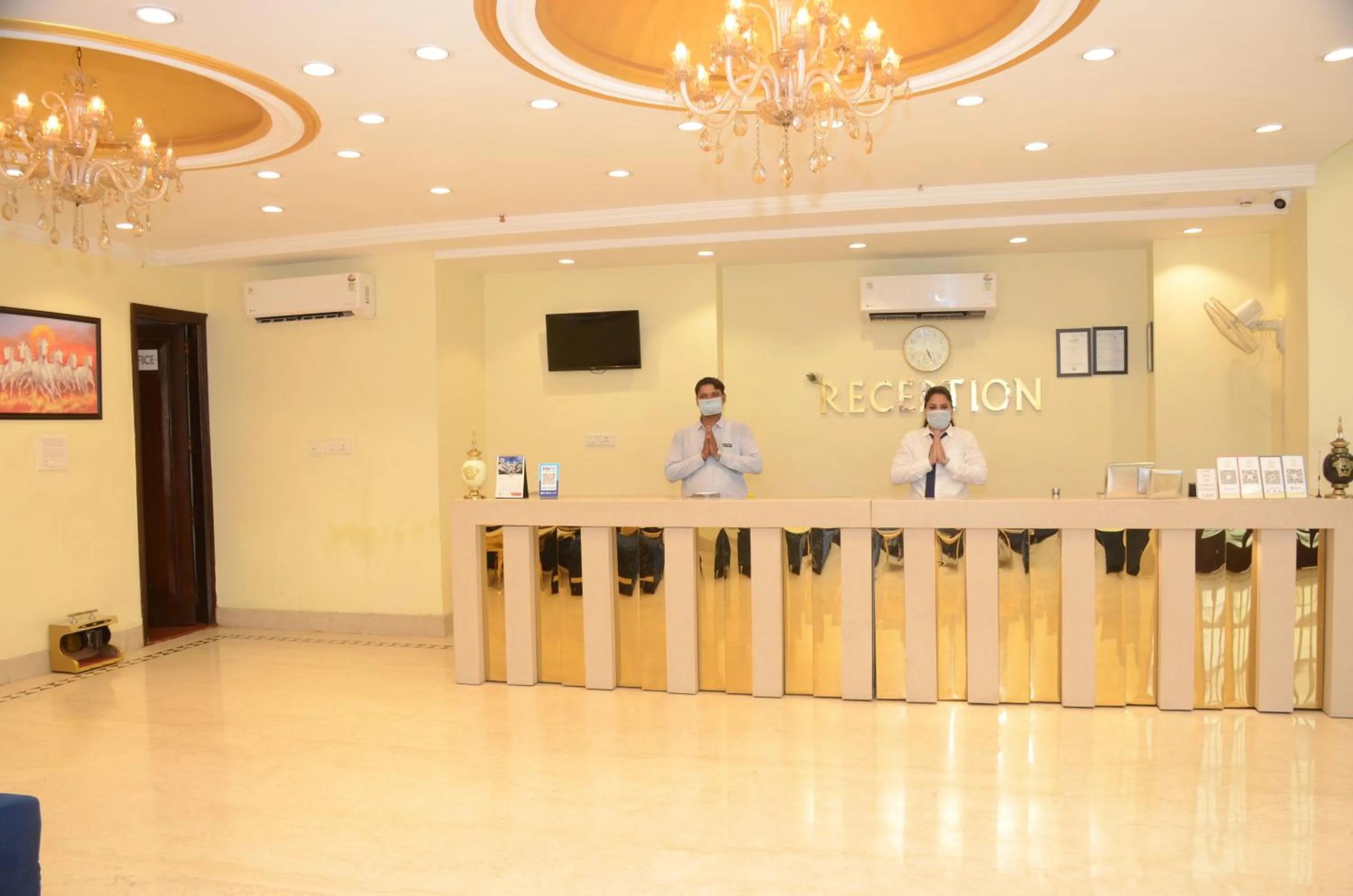 Staff in Hotel SKS Grand Palace-Vrindāvan