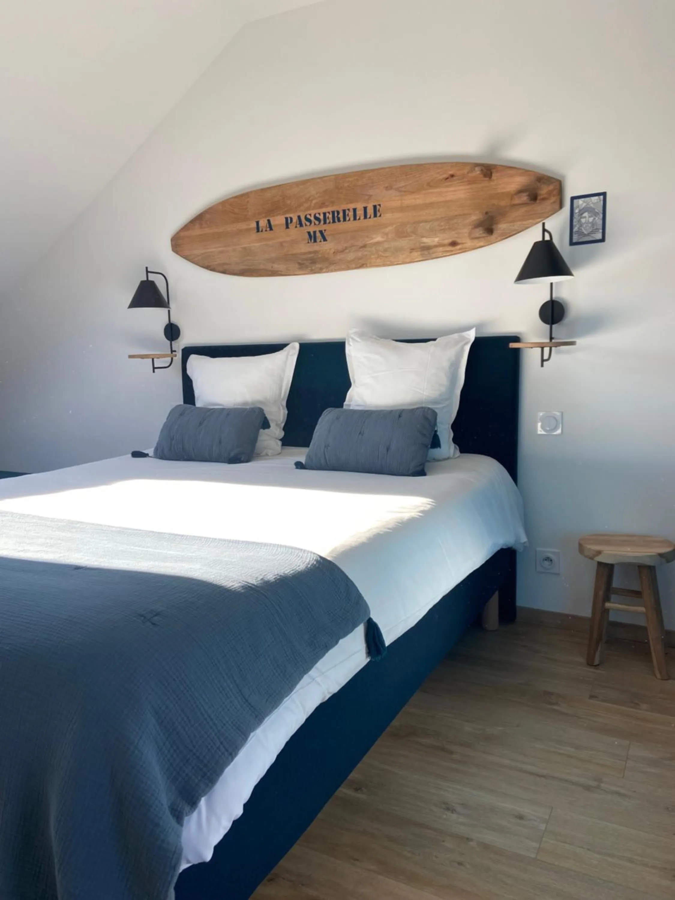 Bedroom, Bed in La Passerelle