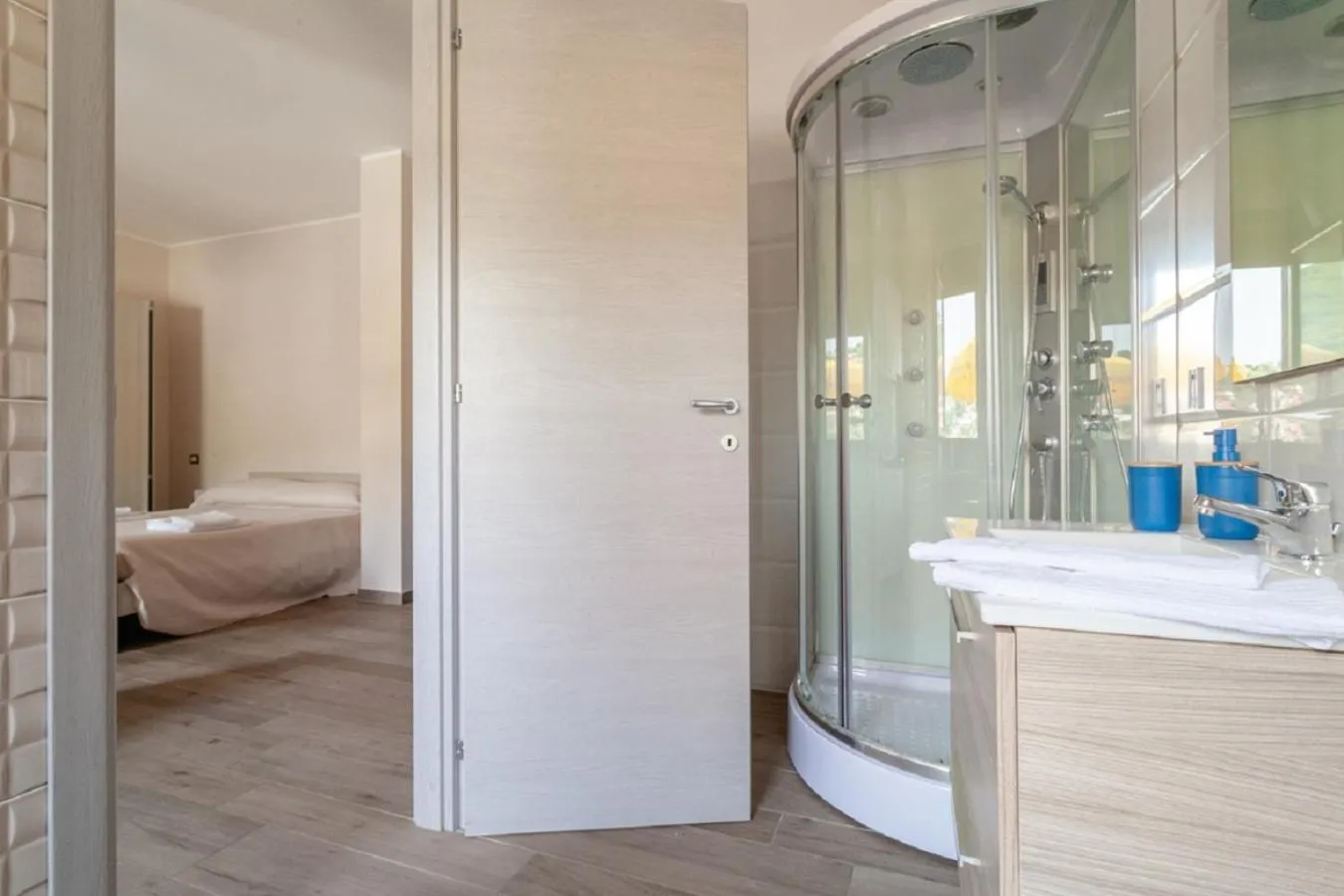 Bathroom, Bed in RivaMare - Agropoli