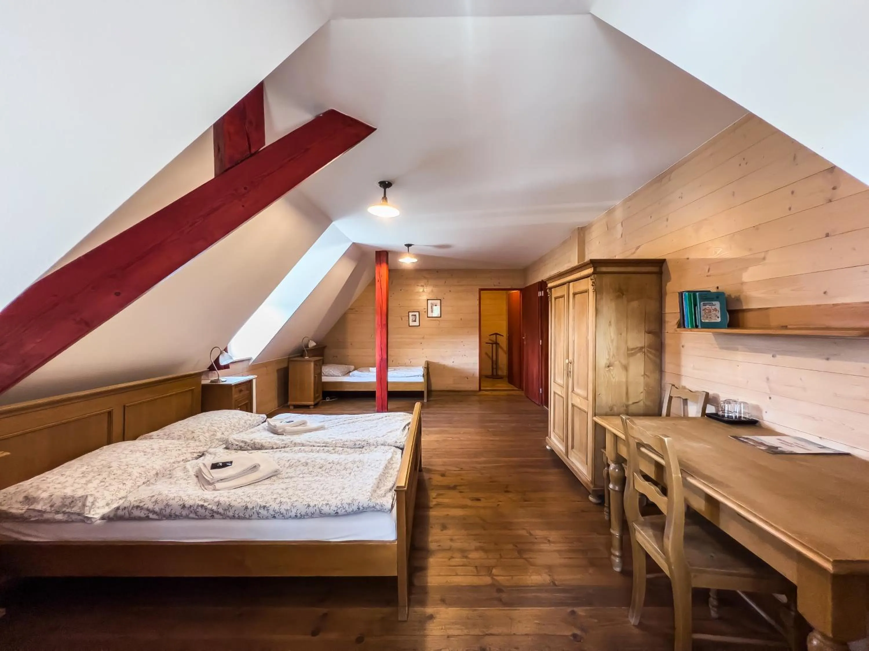 Bed in Pivovarský hotel