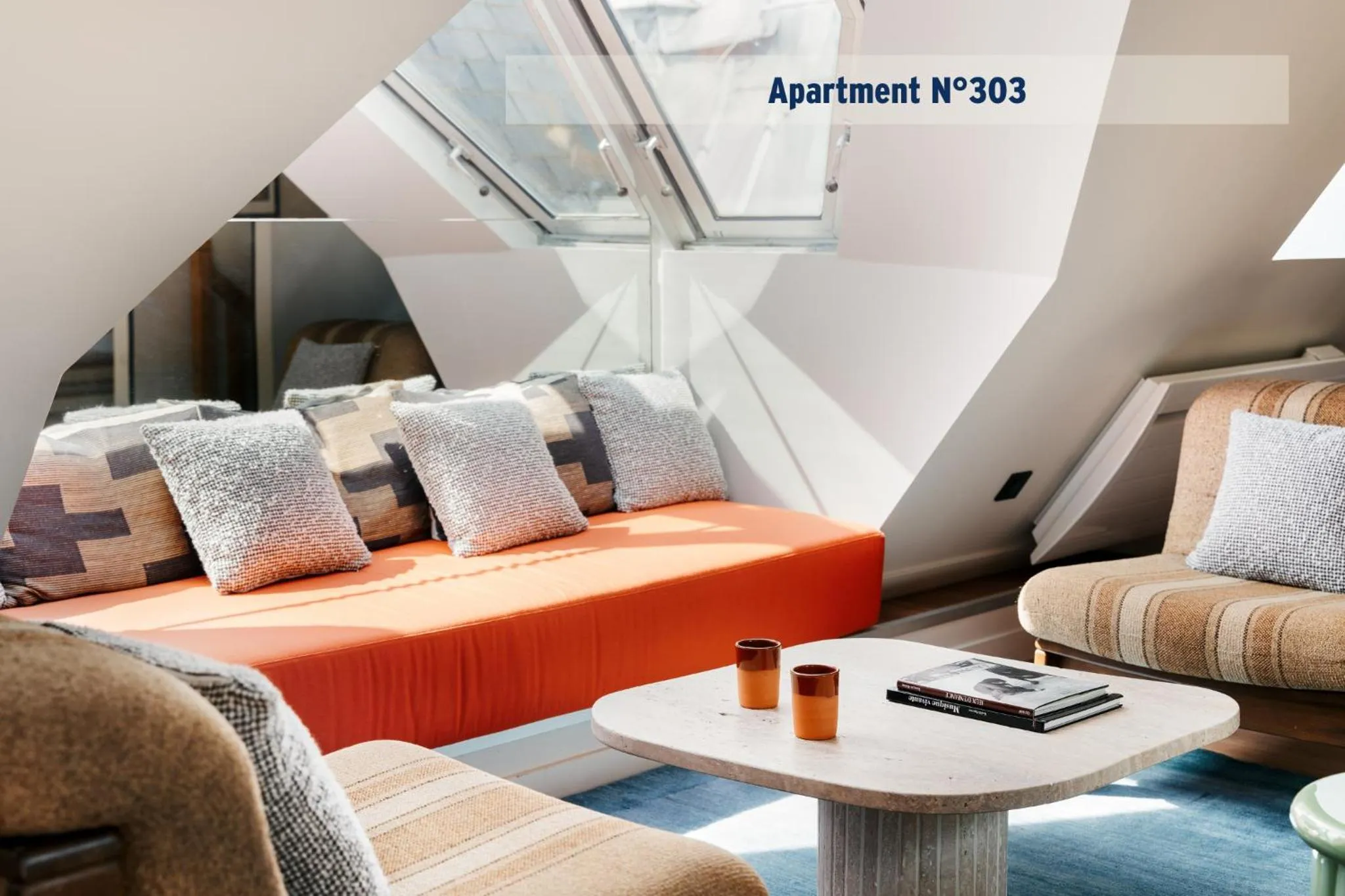 Living room in Edgar Suites Louvre - Jour