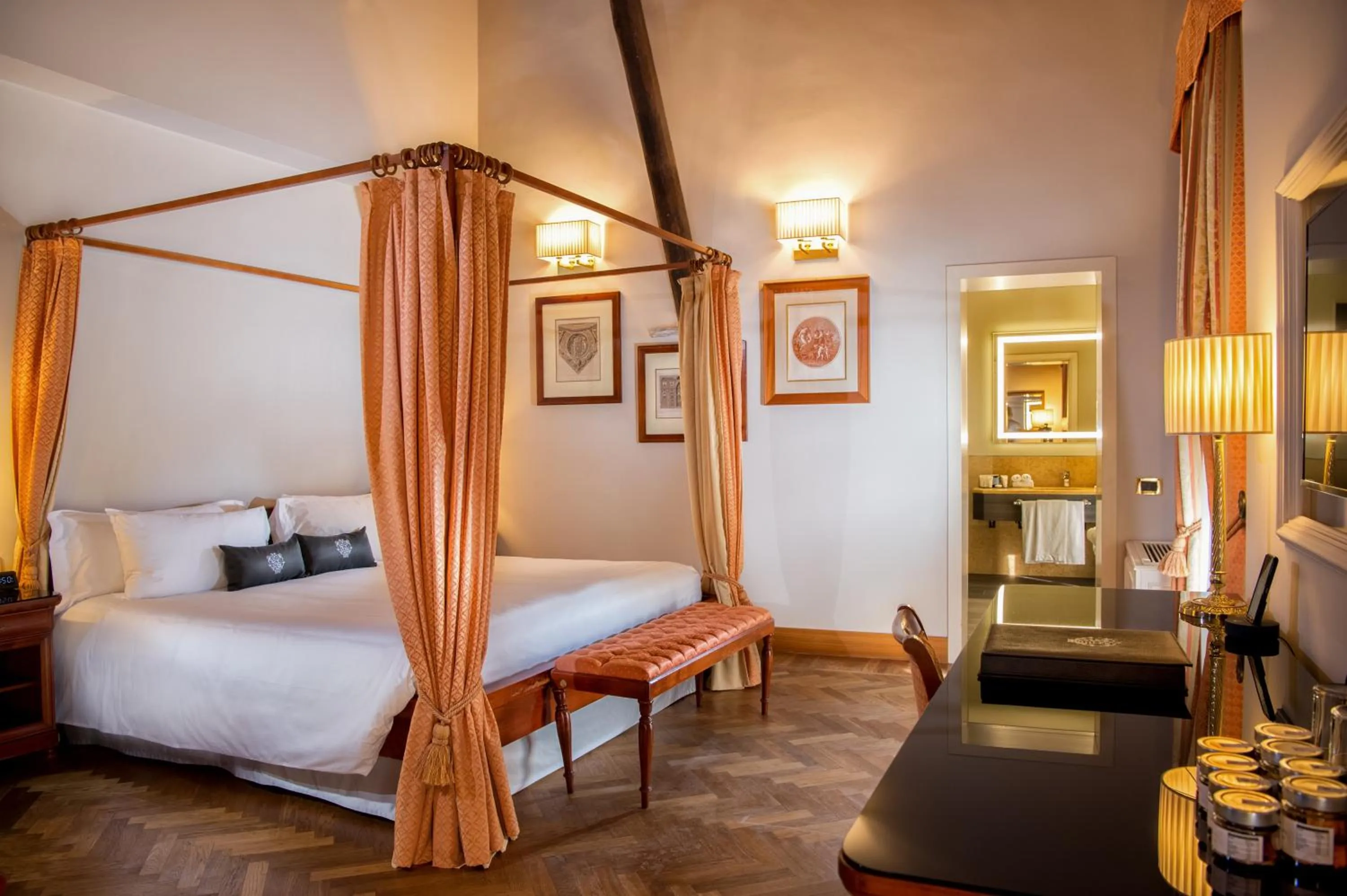 Bedroom, Bed in Grand Hotel Villa Torretta, Curio Collection by Hilton