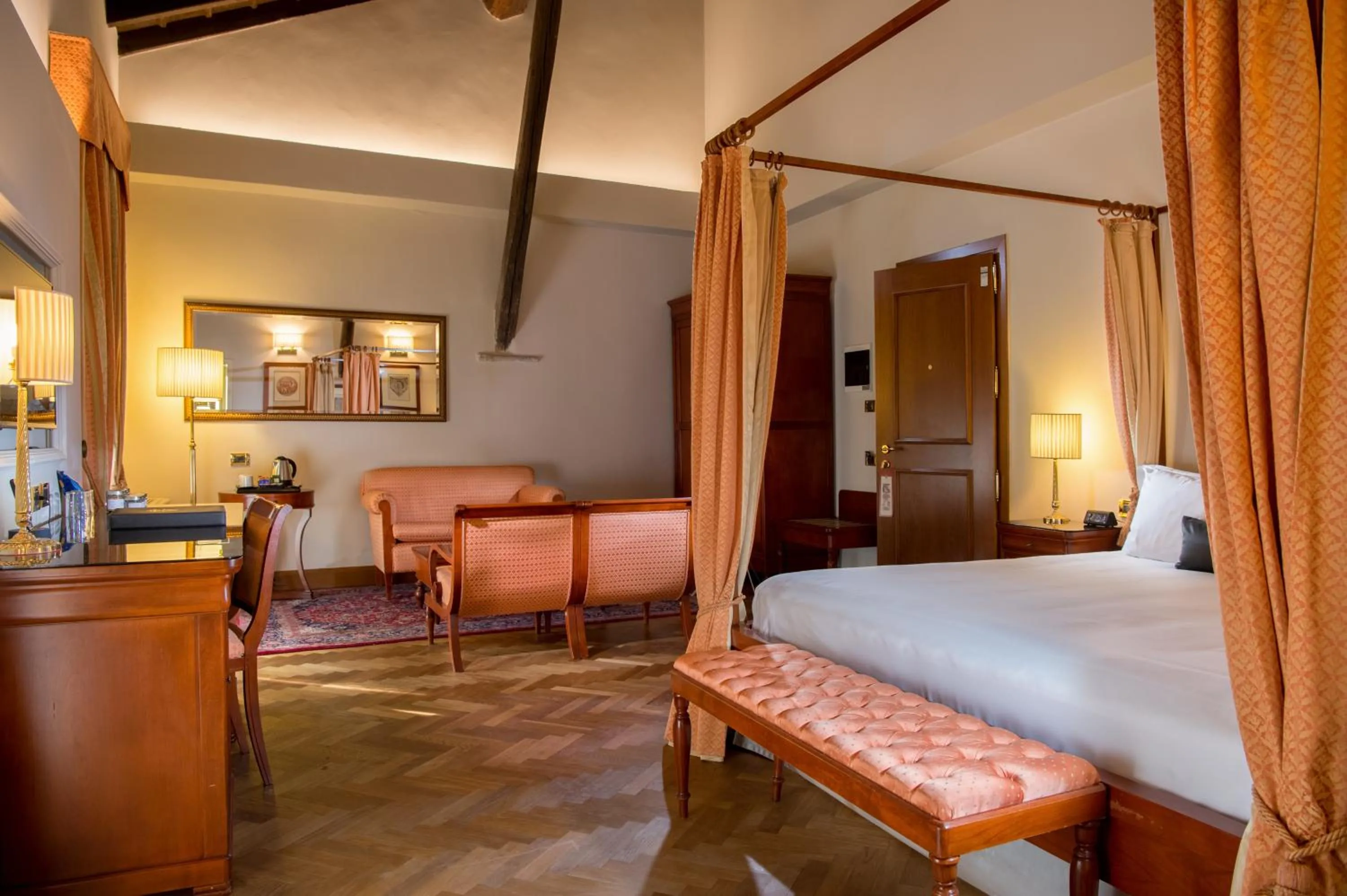 Bedroom, Bed in Grand Hotel Villa Torretta, Curio Collection by Hilton