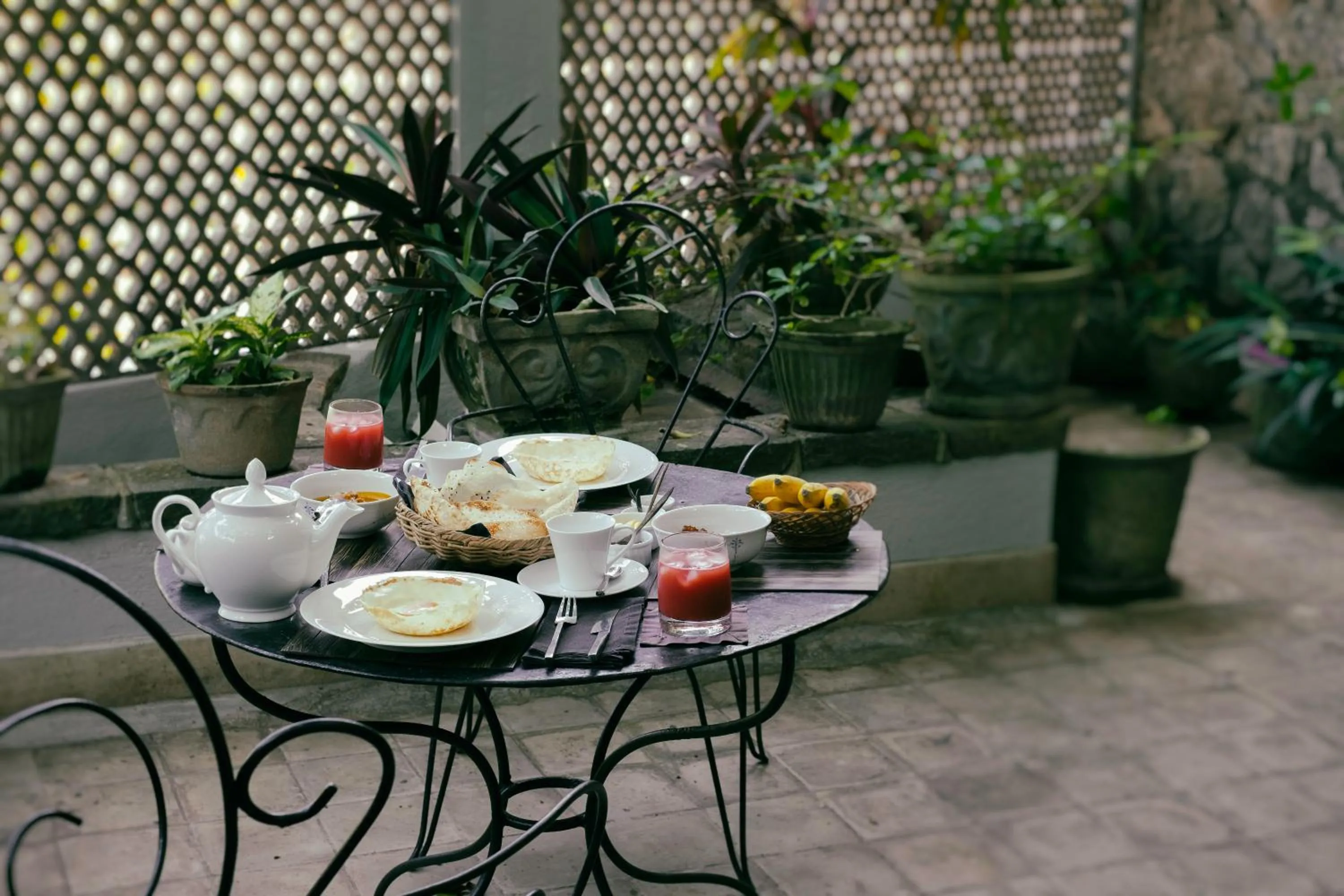 Continental breakfast in Mount Lodge Boutique Hotel