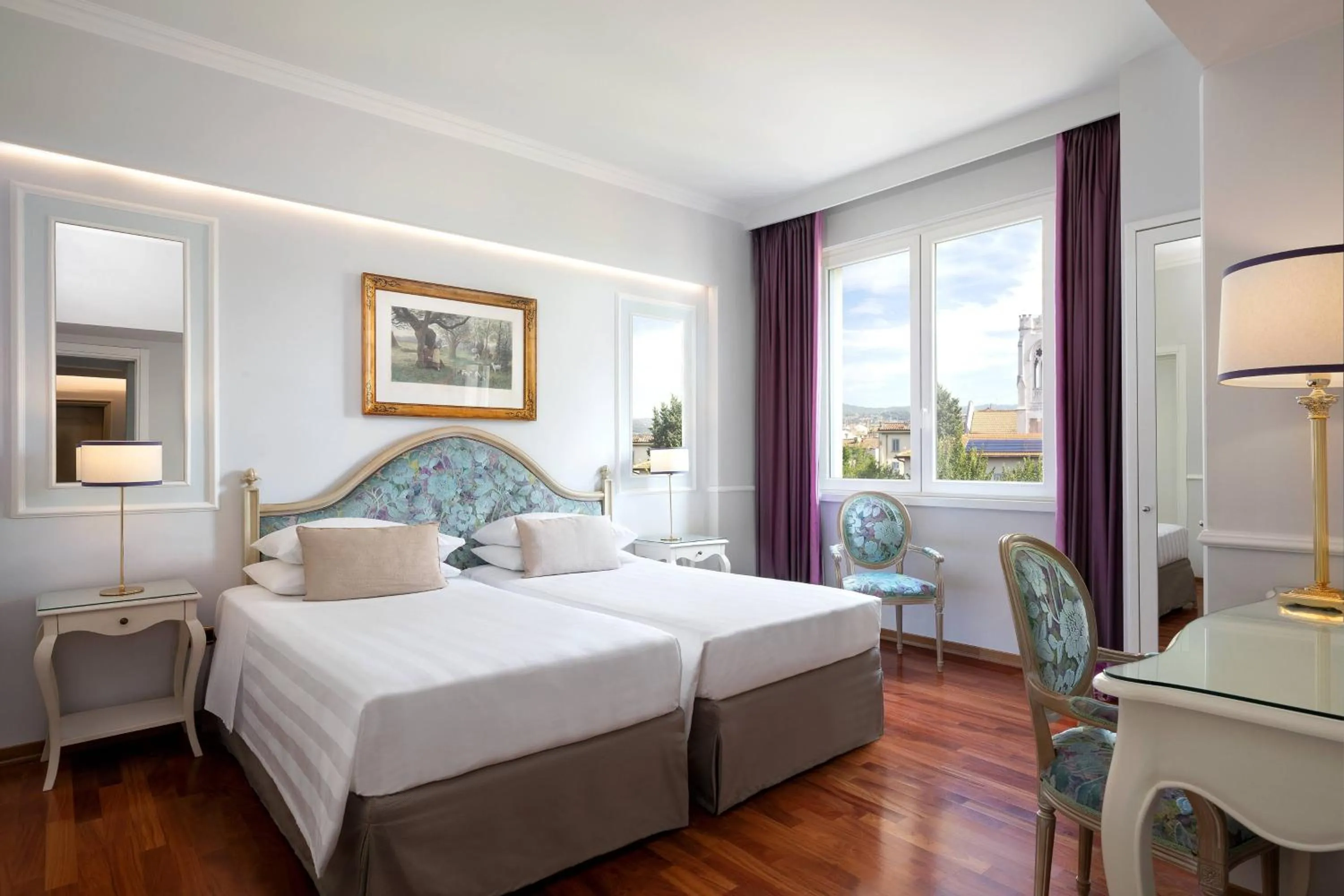 Bedroom, Bed in Sina Villa Medici, Autograph Collection