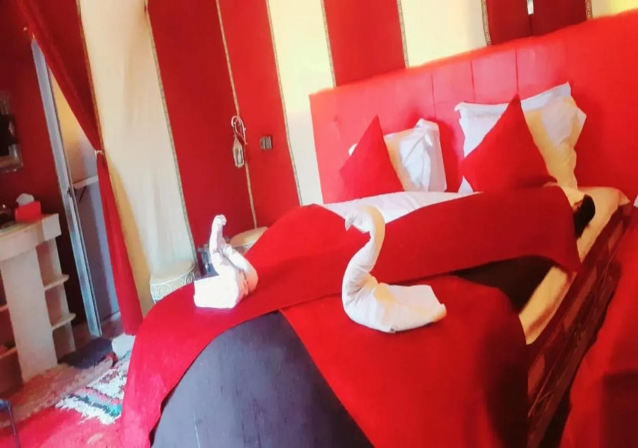 Bedroom in Merzouga experience camping