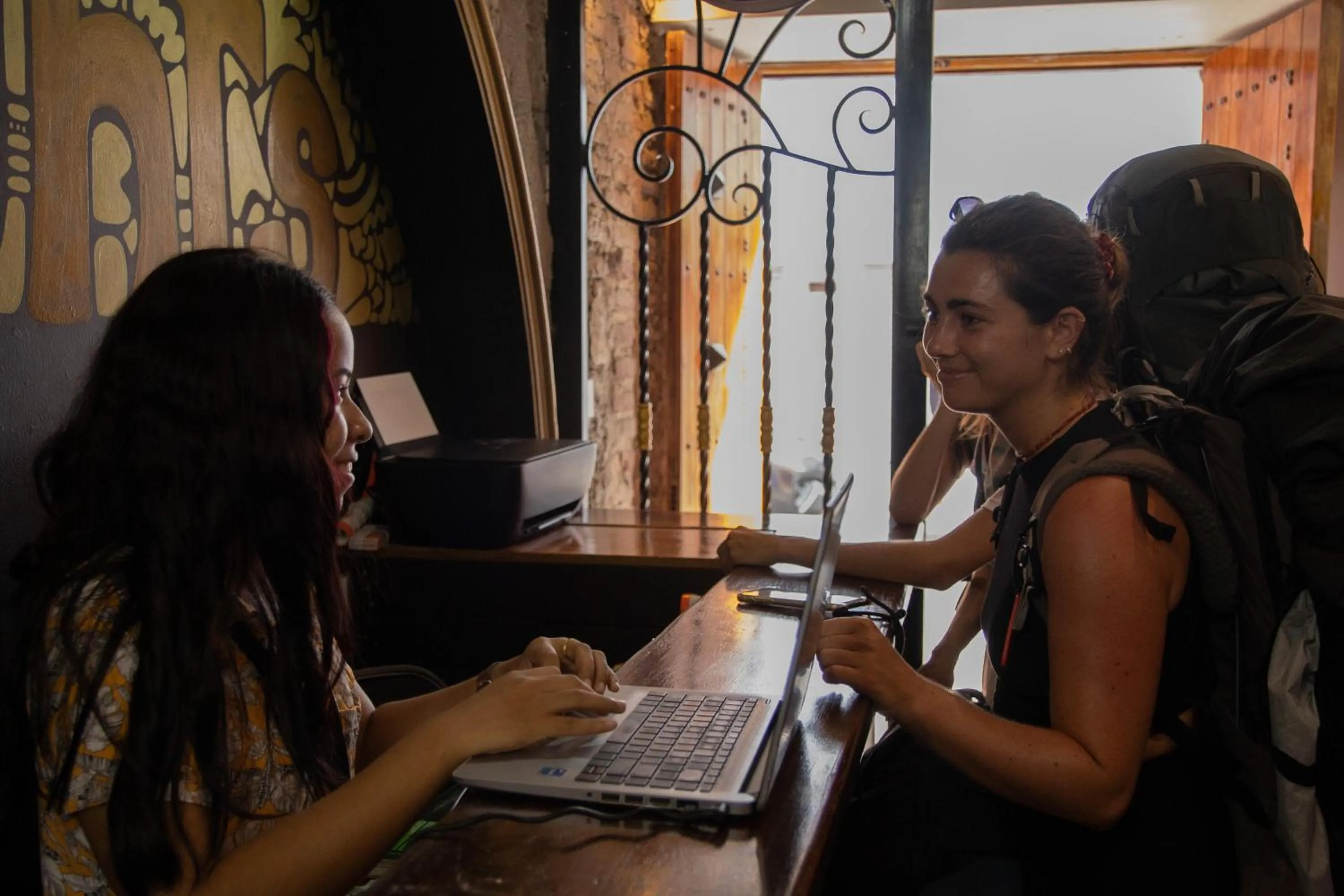 Lobby or reception in Seven Nights Hostel Cartagena