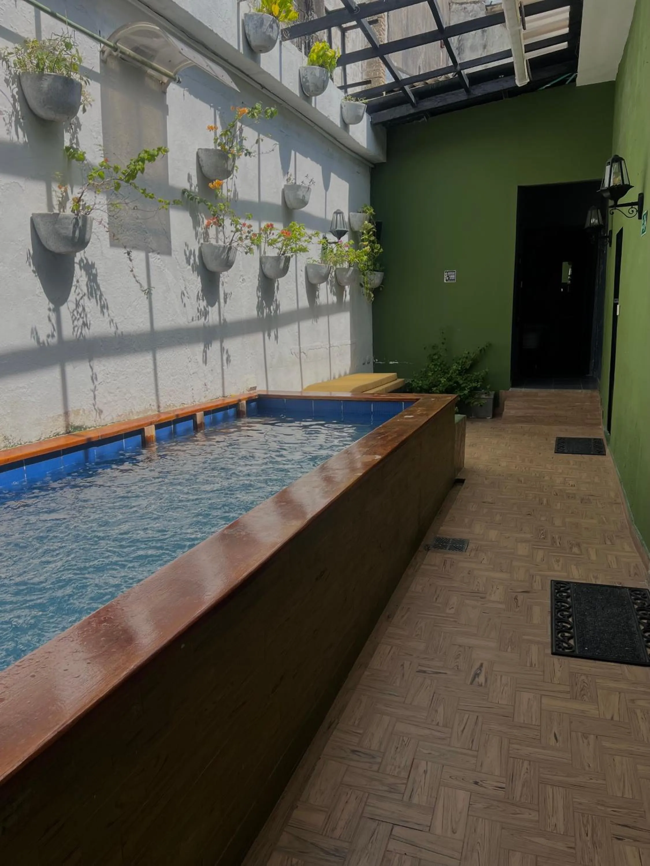 Swimming pool in Seven Nights Hostel Cartagena