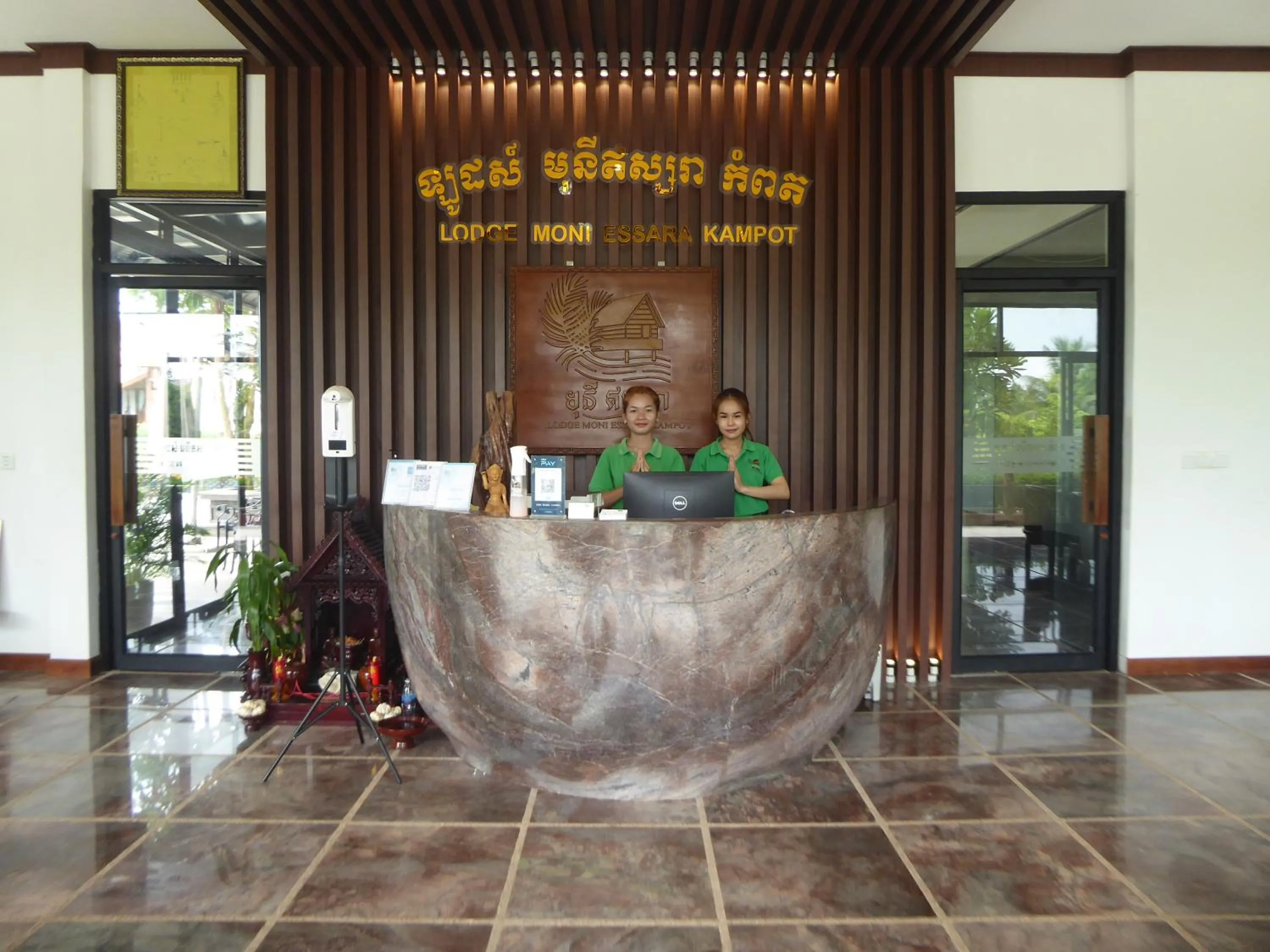 Lobby or reception in Lodge Moni Essara Kampot