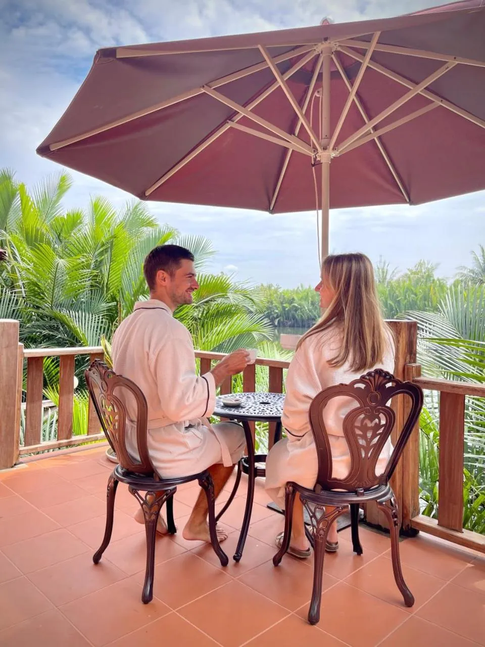 Patio in Lodge Moni Essara Kampot