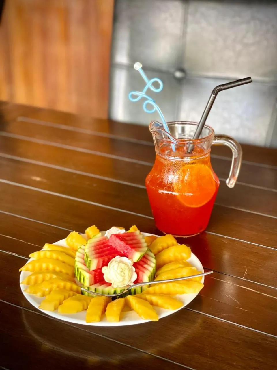 Breakfast in Lodge Moni Essara Kampot