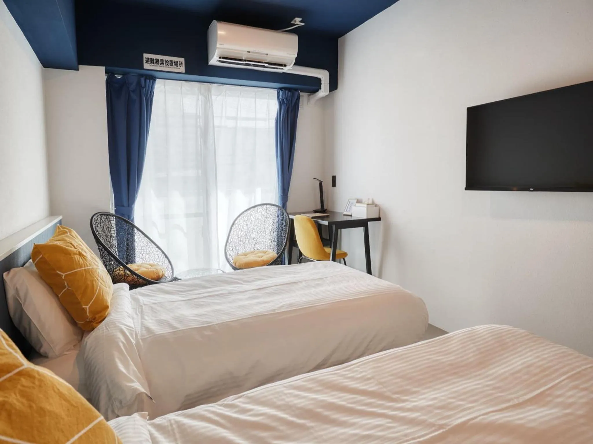 Photo of the whole room, Bed in Glory island okinawa SOBE