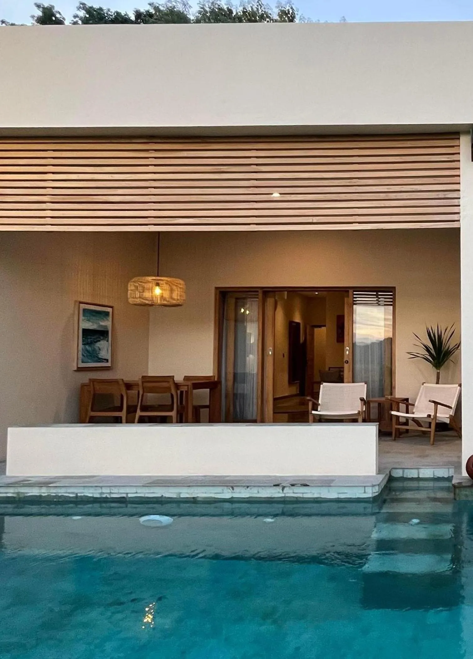 Patio in boutique villa jogja senang