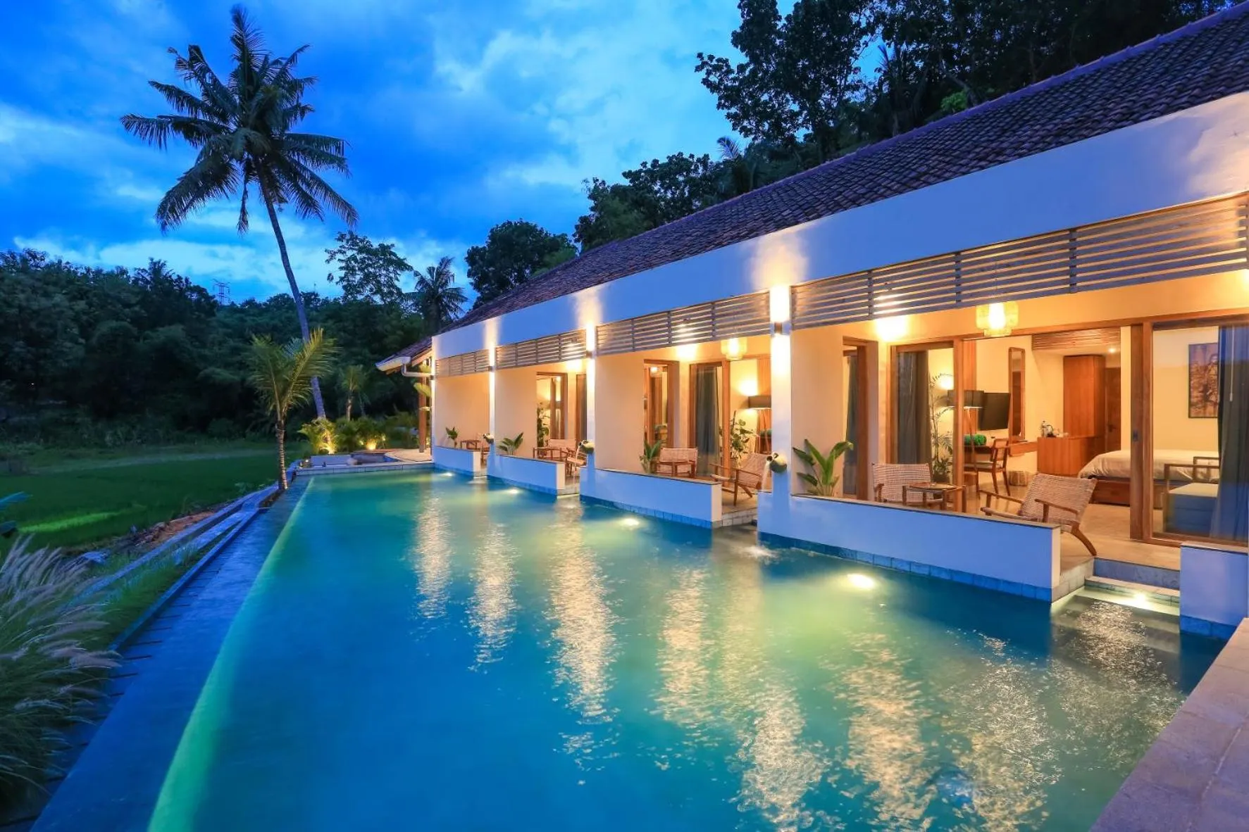 Property building in boutique villa jogja senang