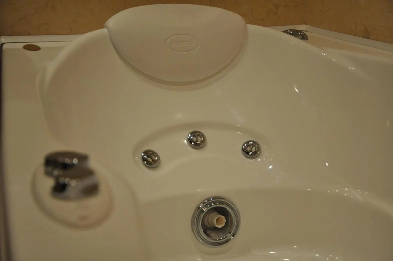 Bathroom in Grand Hotel Olimpo