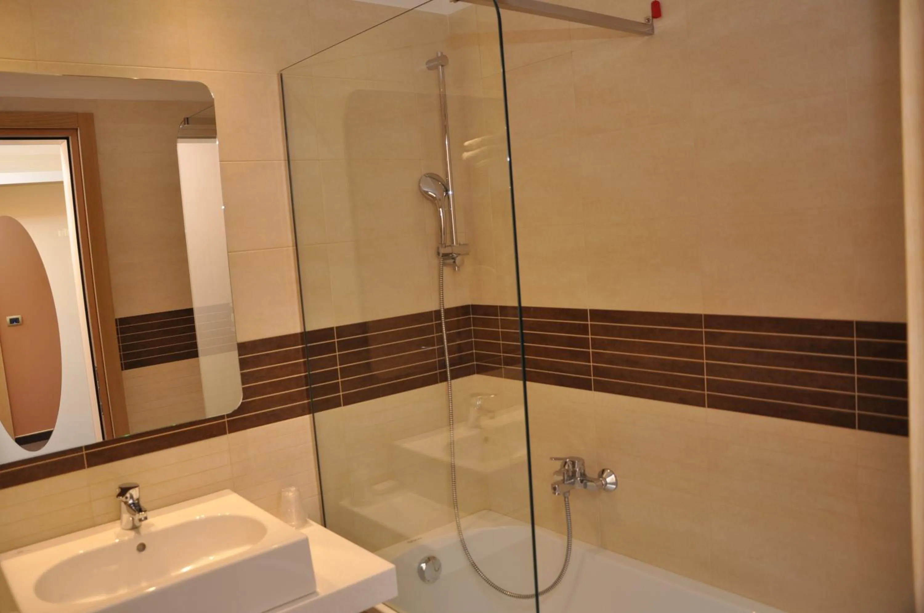 Bathroom in Grand Hotel Olimpo