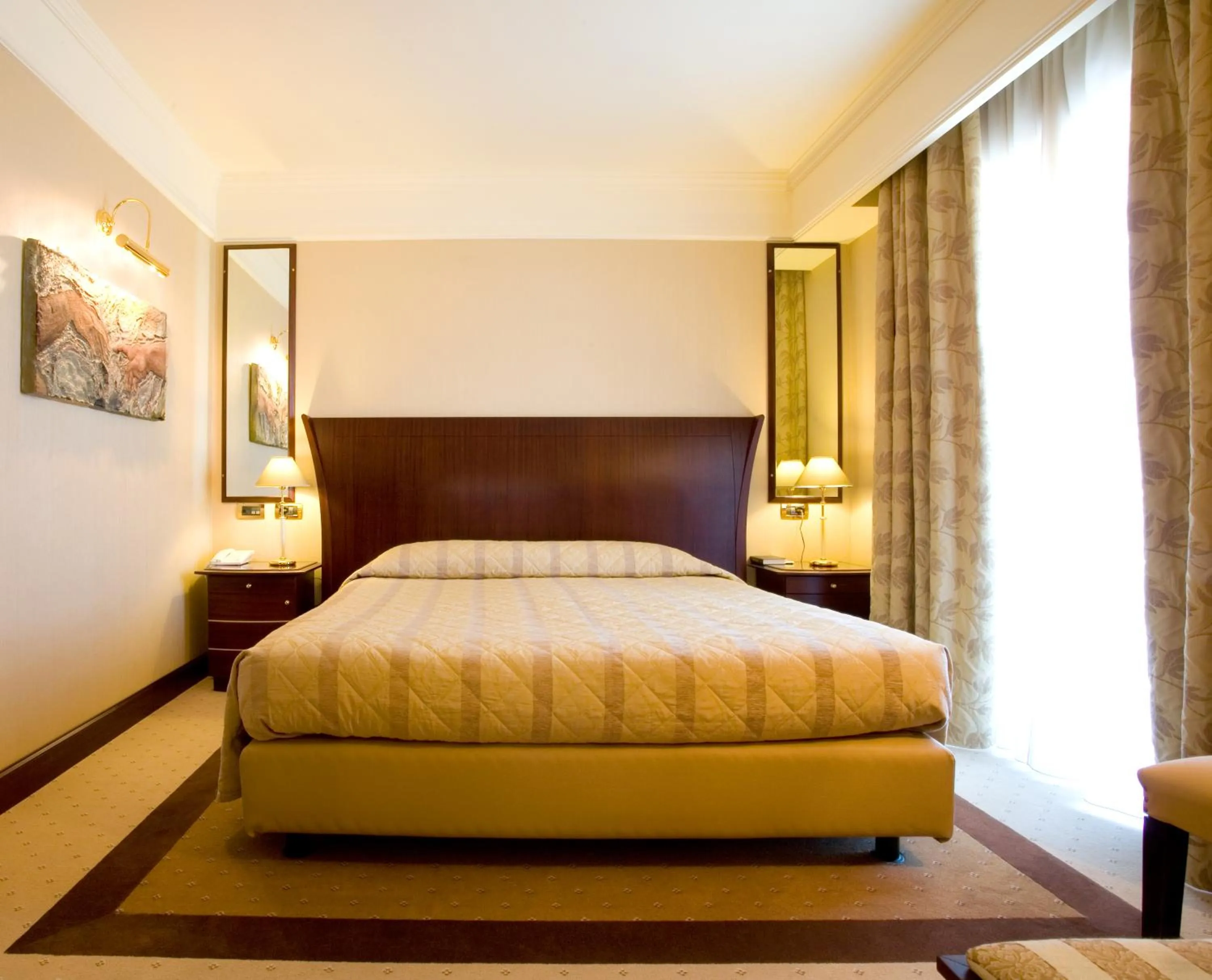 Bed in Grand Hotel Olimpo