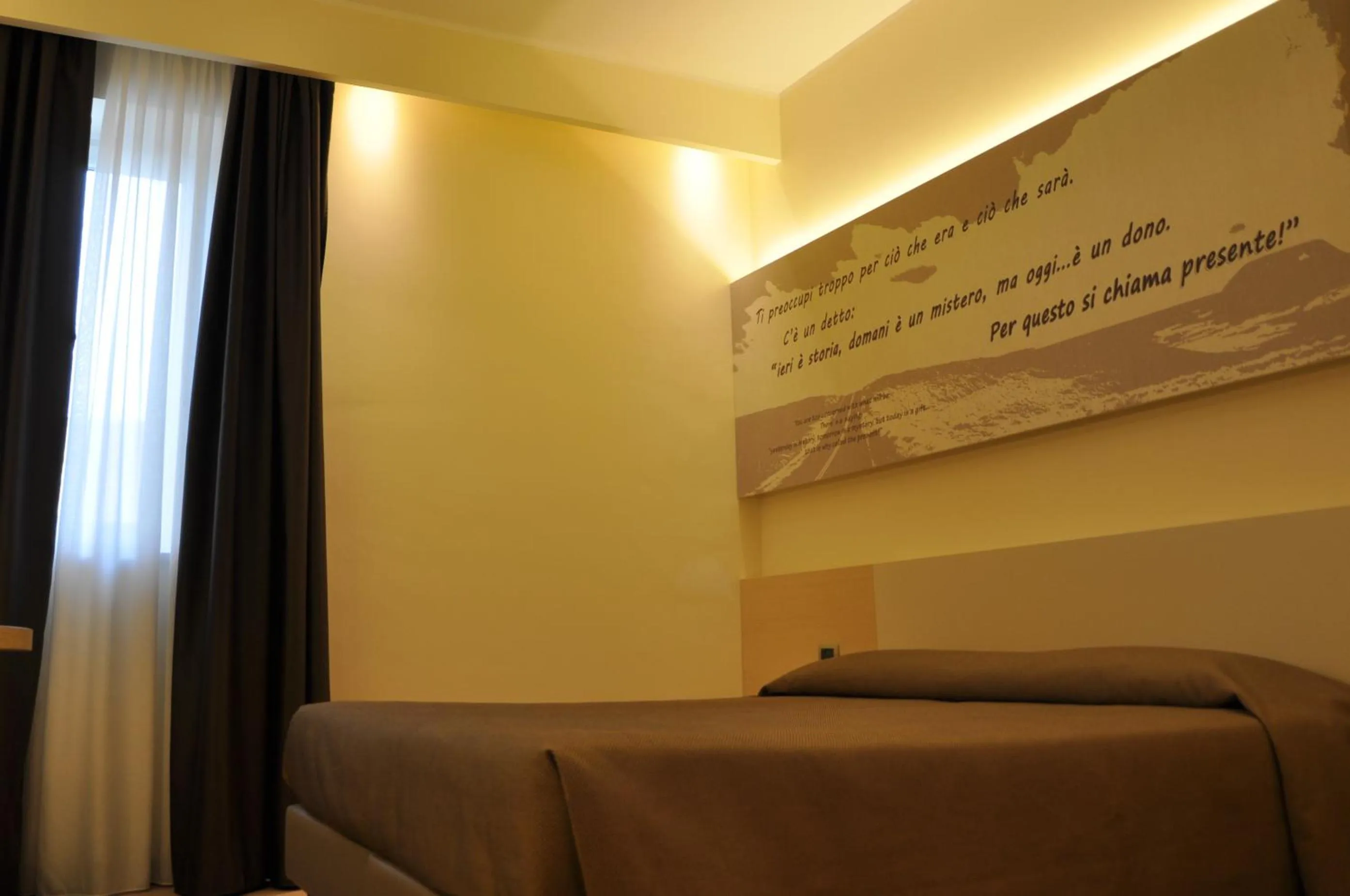 Bed in Grand Hotel Olimpo