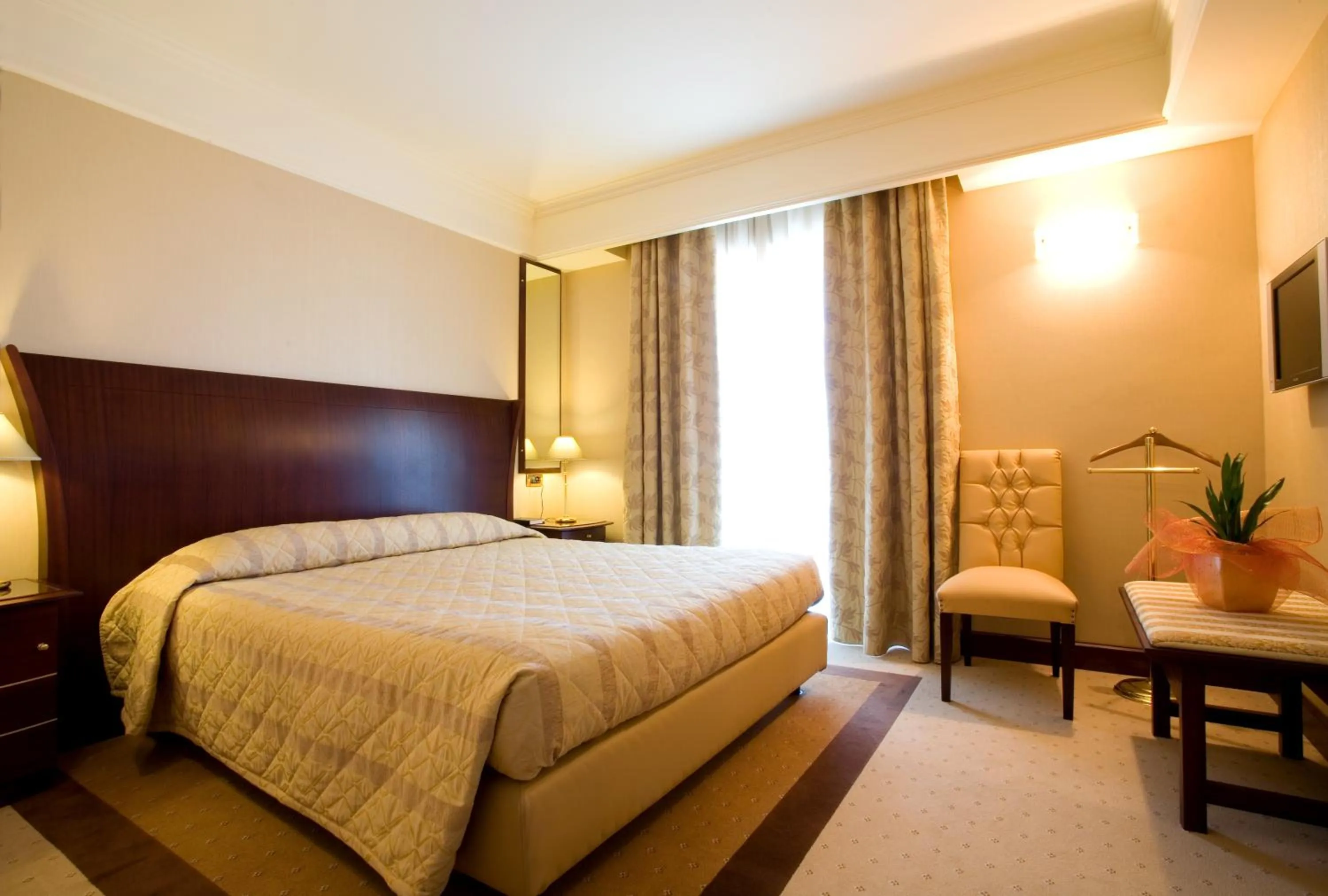 Bed in Grand Hotel Olimpo