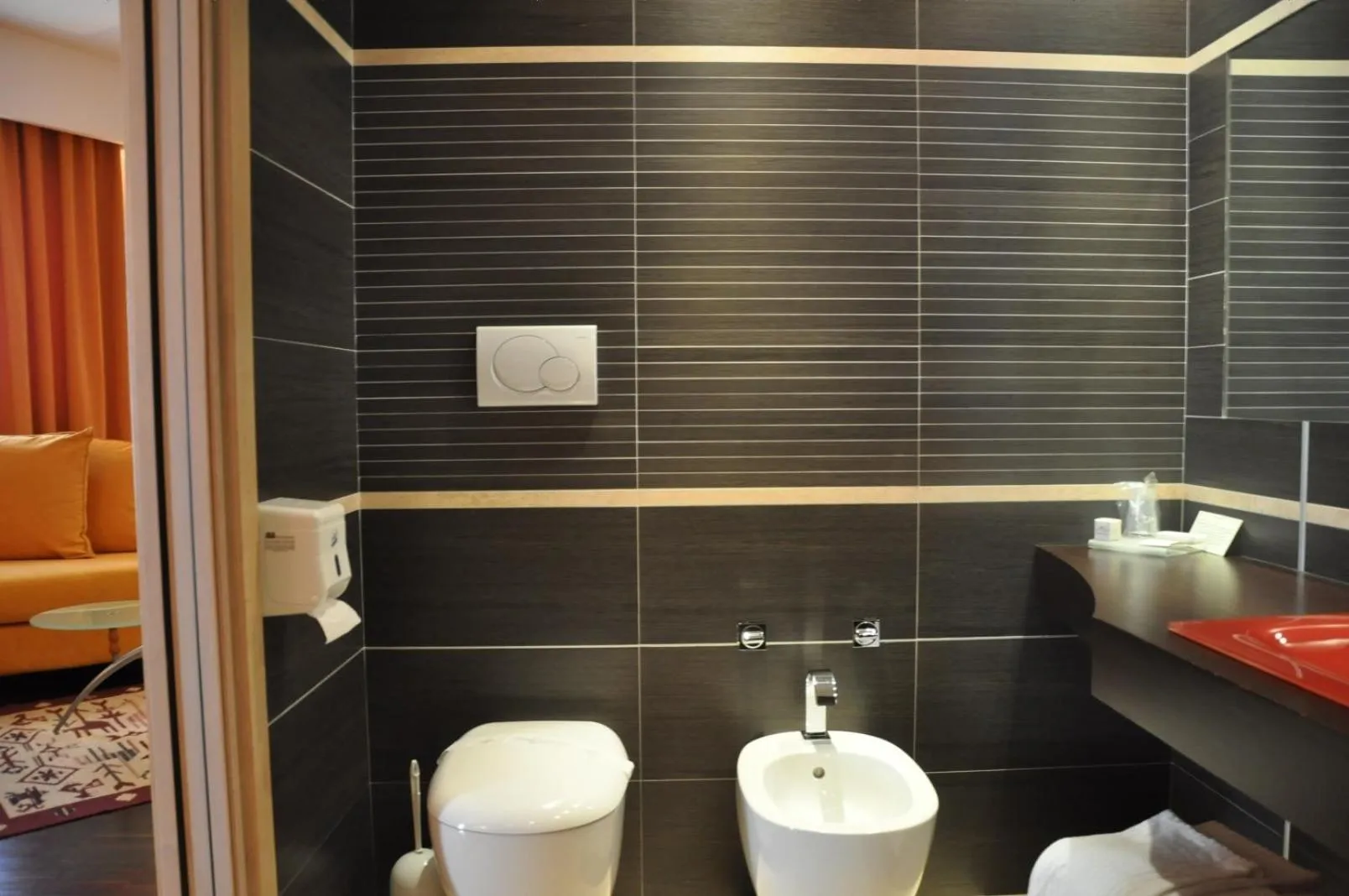 Bathroom in Grand Hotel Olimpo