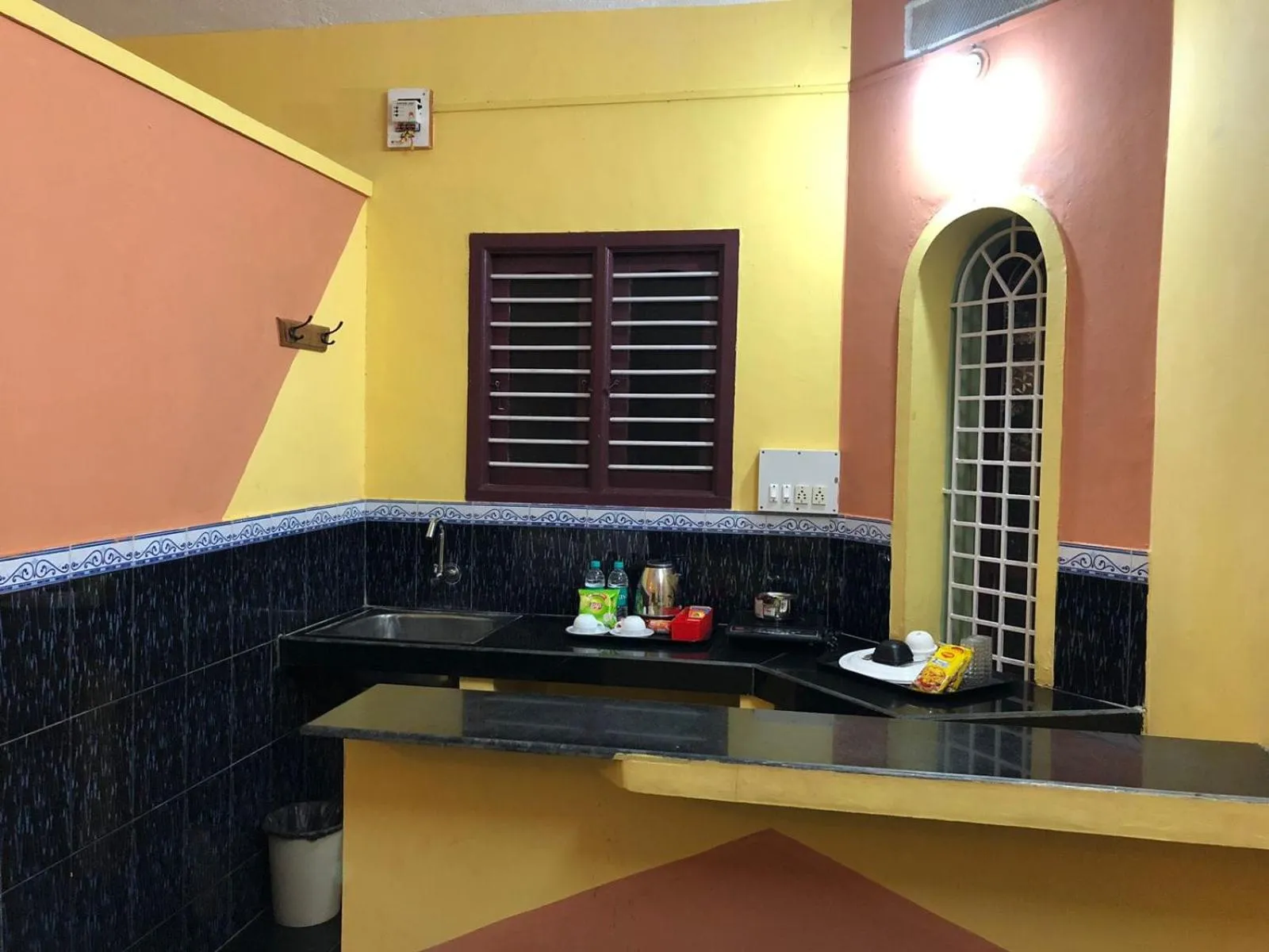 Kitchen or kitchenette in Nature Inn Cottages